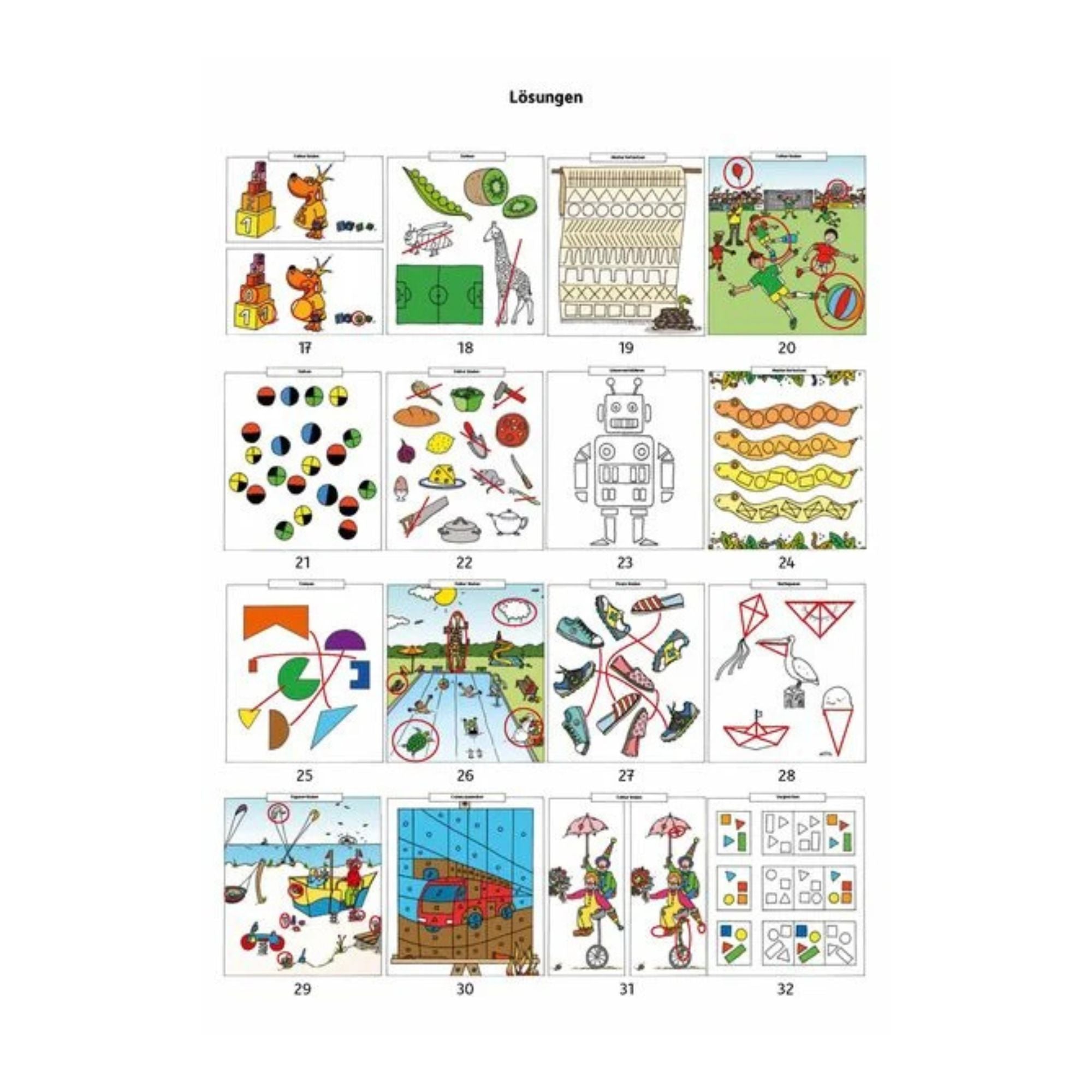 Kindergartenblock – Formen, Farben, Fehler finden ab 4 Jahre - Nr. 621 Hauschka Verlag - malmichbunt.de