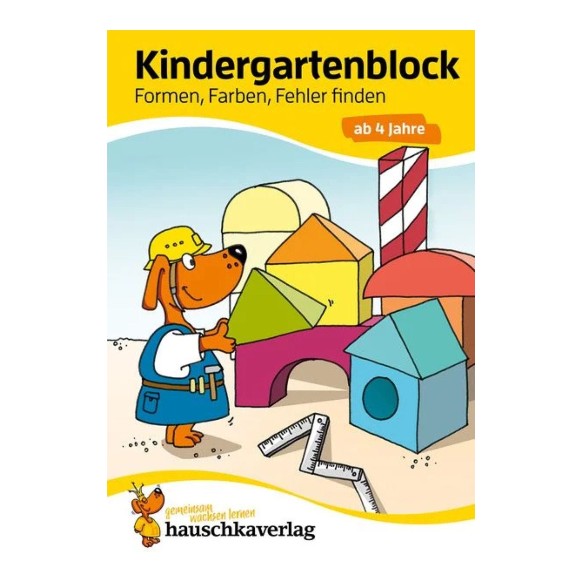 Kindergartenblock – Formen, Farben, Fehler finden ab 4 Jahre - Nr. 621 Hauschka Verlag - malmichbunt.de