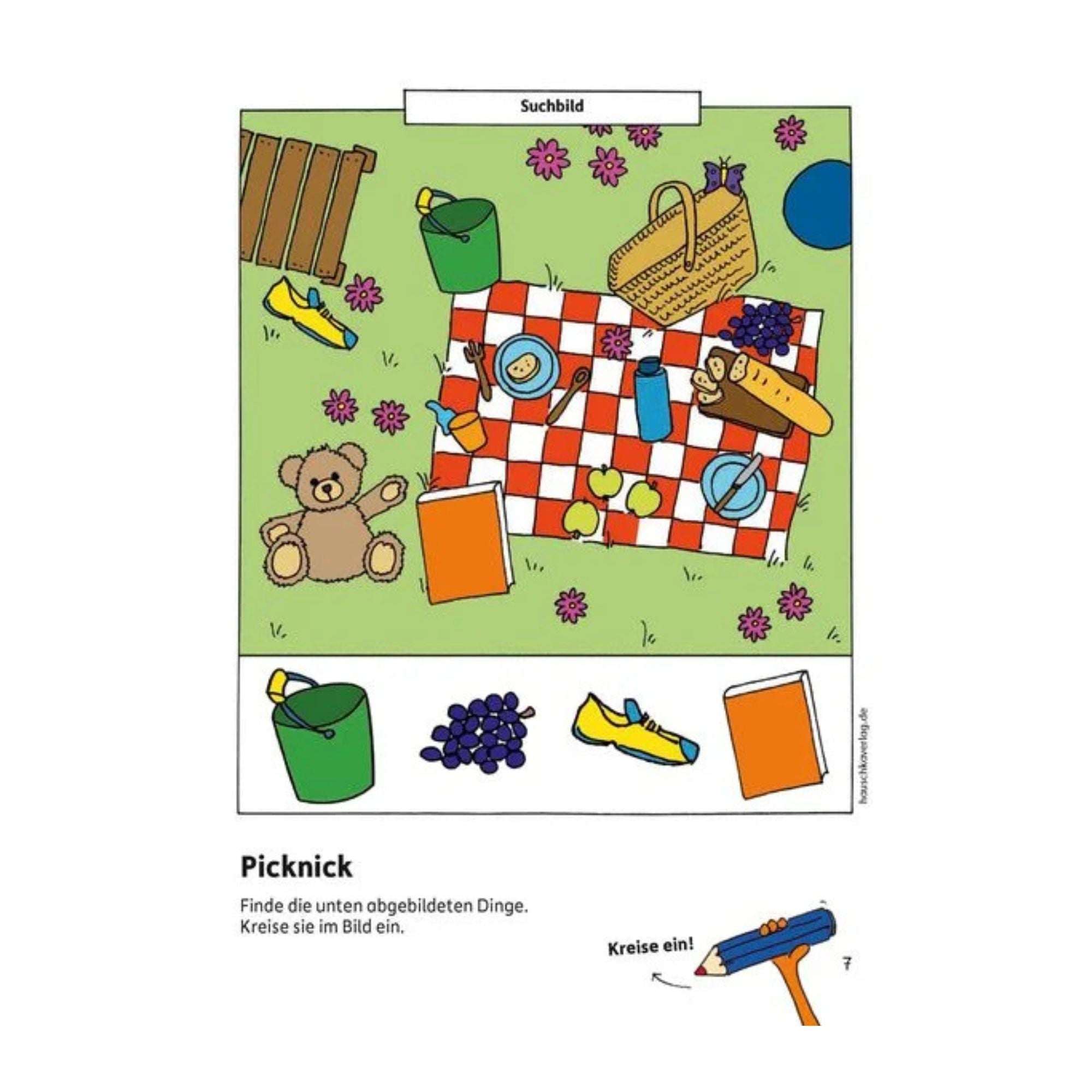 Kindergartenblock – Meine ersten Rätsel und Denkspiele ab 3 Jahre - Nr. 616 Hauschka Verlag - malmichbunt.de