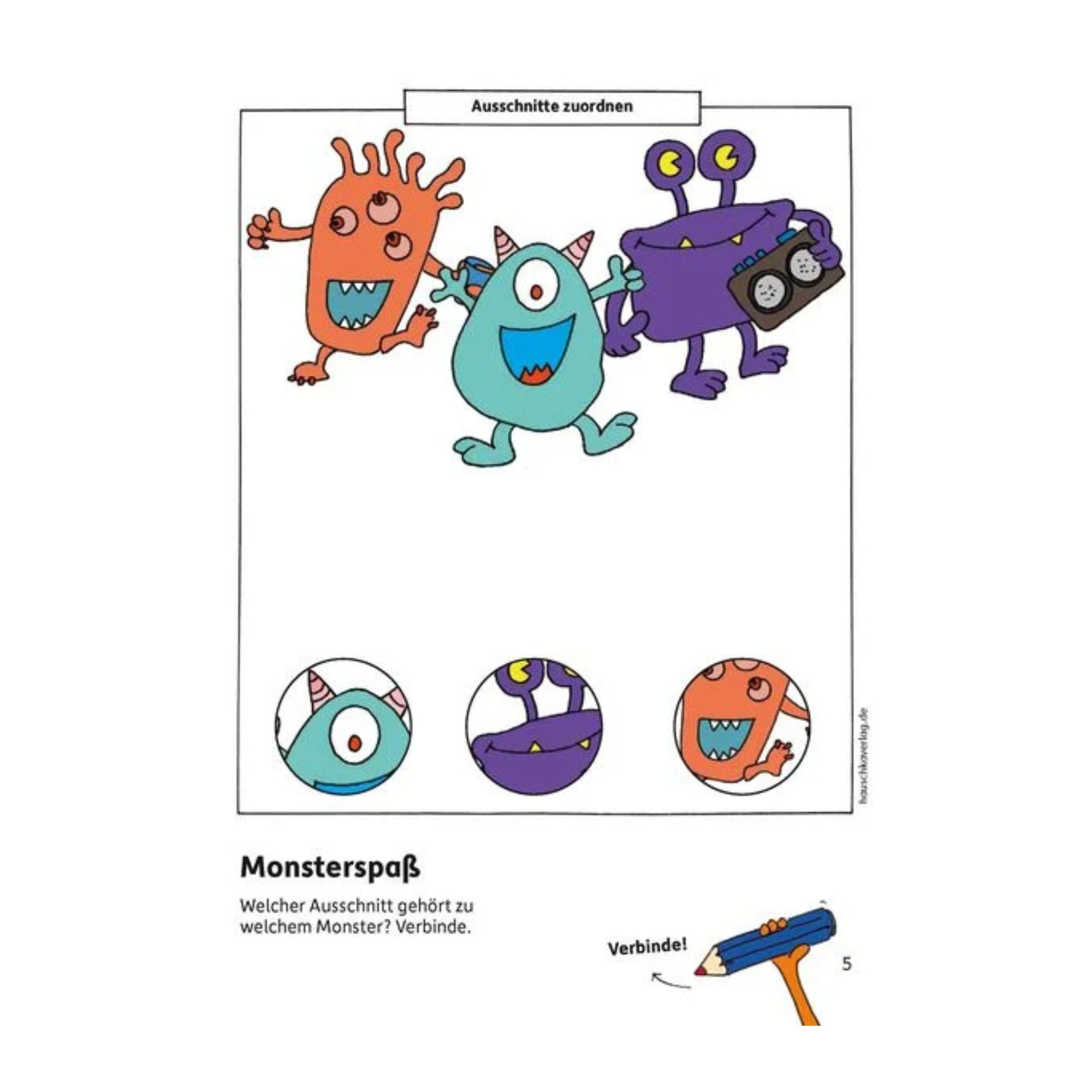 Kindergartenblock – Meine ersten Rätsel und Denkspiele ab 3 Jahre - Nr. 616 Hauschka Verlag - malmichbunt.de