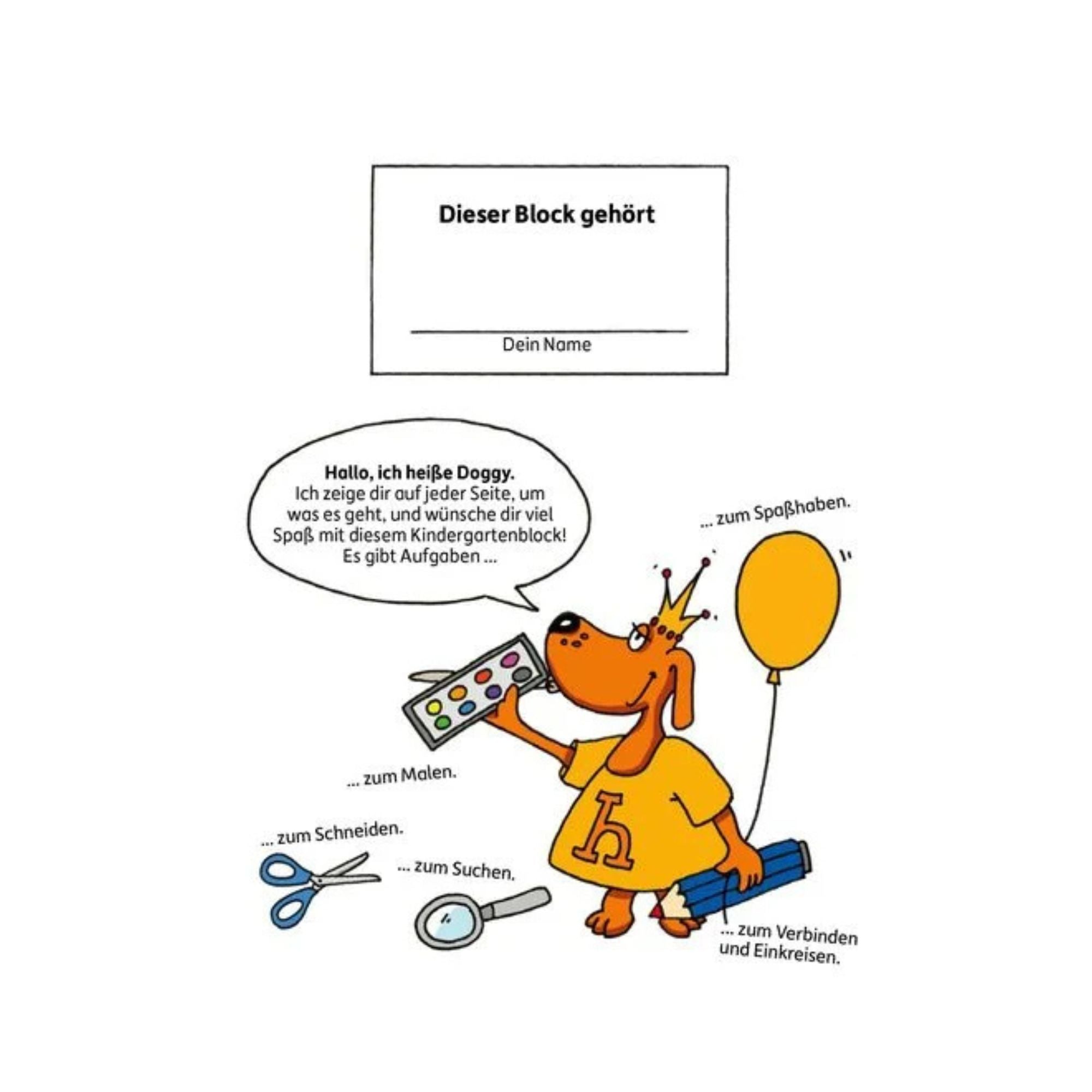 Kindergartenblock – Rätselspaß, Konzentration und Logik ab 4 Jahre Nr. 606 Hauschka Verlag - malmichbunt.de