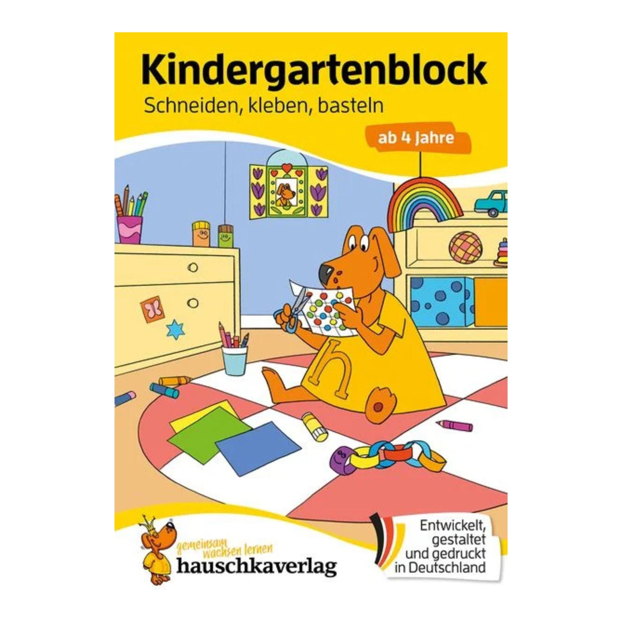 Kindergartenblock – Schneiden, kleben, basteln ab 4 Jahre Nr. 629 Hauschka Verlag - malmichbunt.de