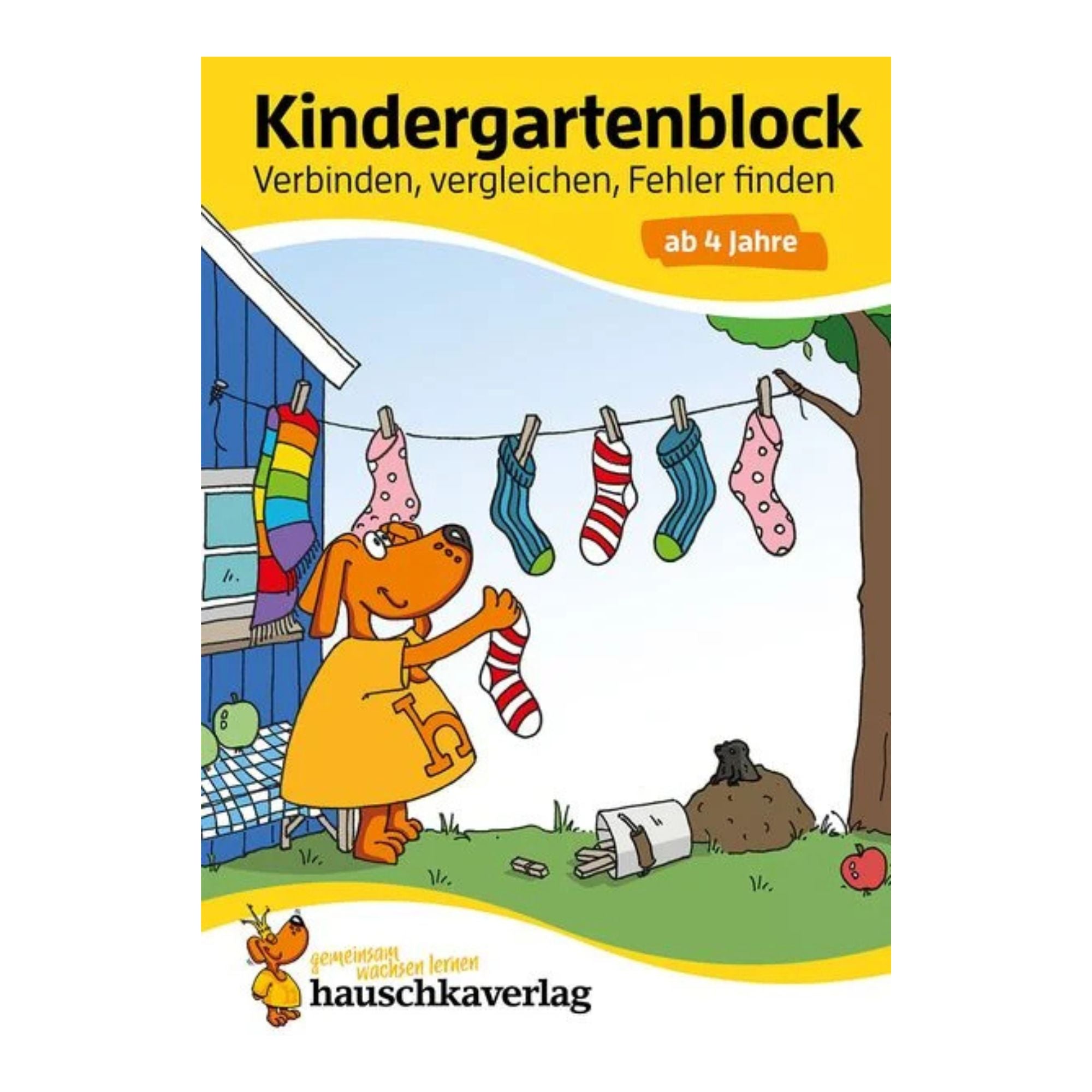 Kindergartenblock – Verbinden, vergleichen, Fehler finden ab 4 Jahre - Nr. 622 Hauschka Verlag - malmichbunt.de