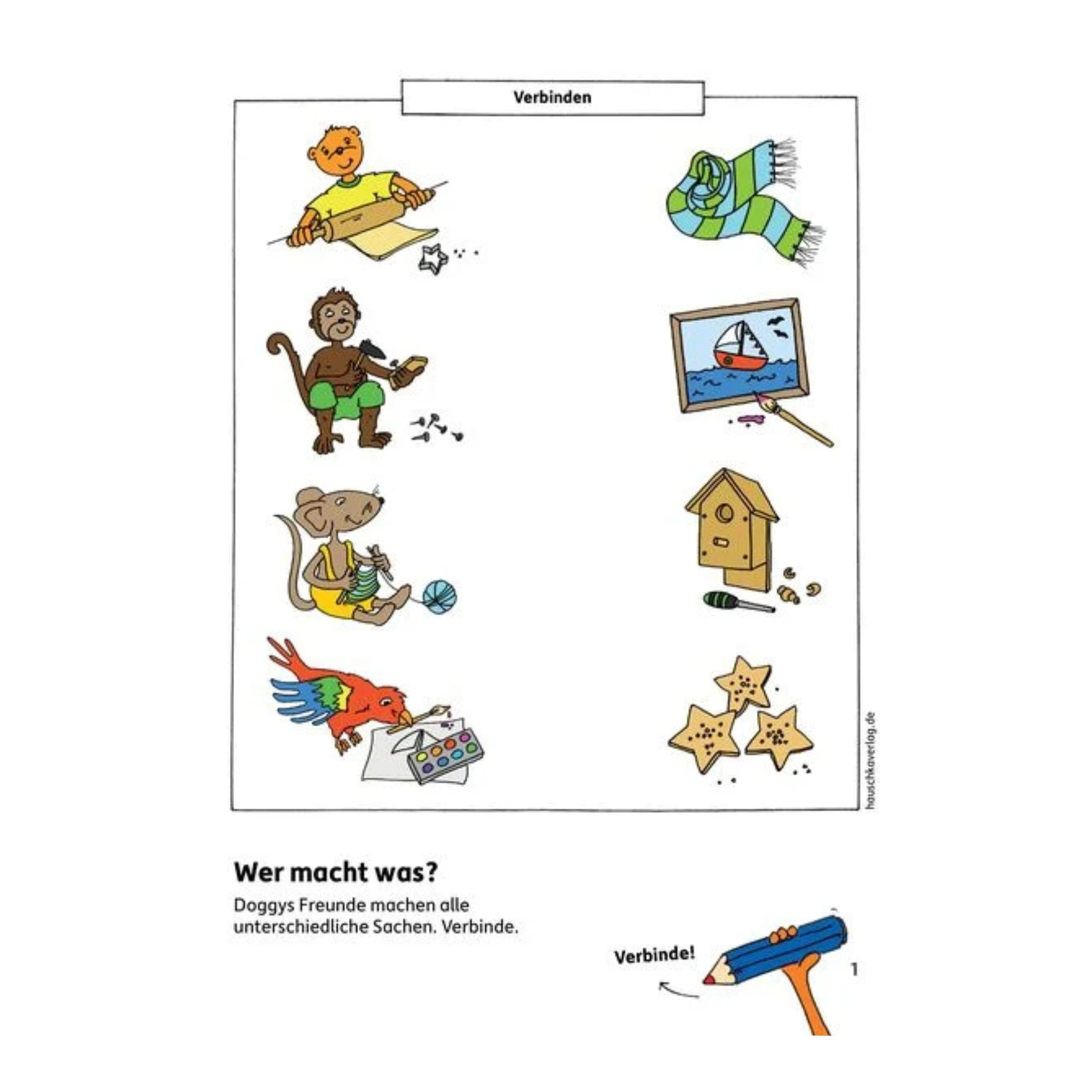 Kindergartenblock – Verbinden, vergleichen, Fehler finden ab 4 Jahre - Nr. 622 Hauschka Verlag - malmichbunt.de