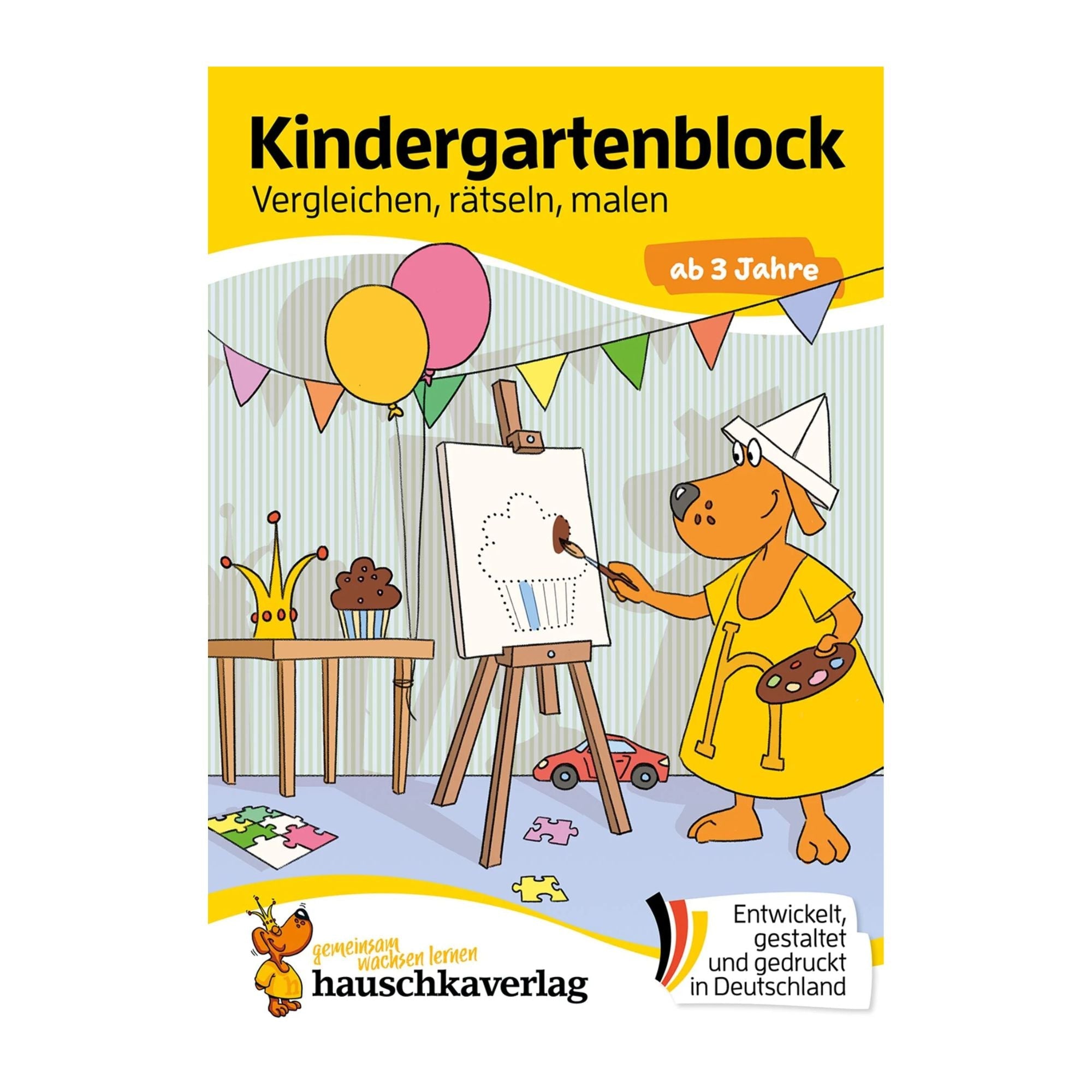 Kindergartenblock – Vergleichen, rätseln und malen ab 3 Jahre - Nr. 610 Hauschka Verlag - malmichbunt.de