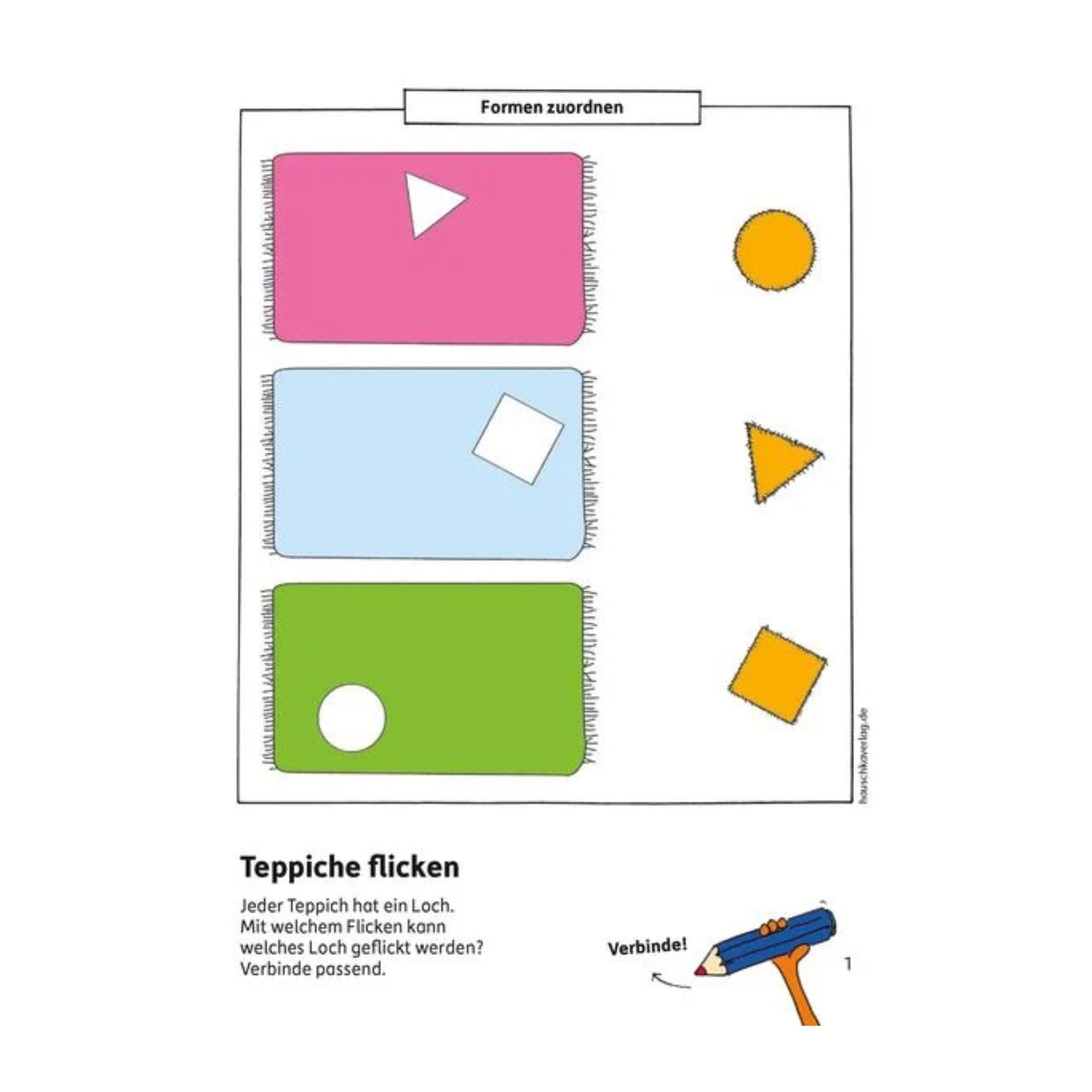 Kindergartenblock – Vergleichen, rätseln und malen ab 3 Jahre - Nr. 610 Hauschka Verlag - malmichbunt.de