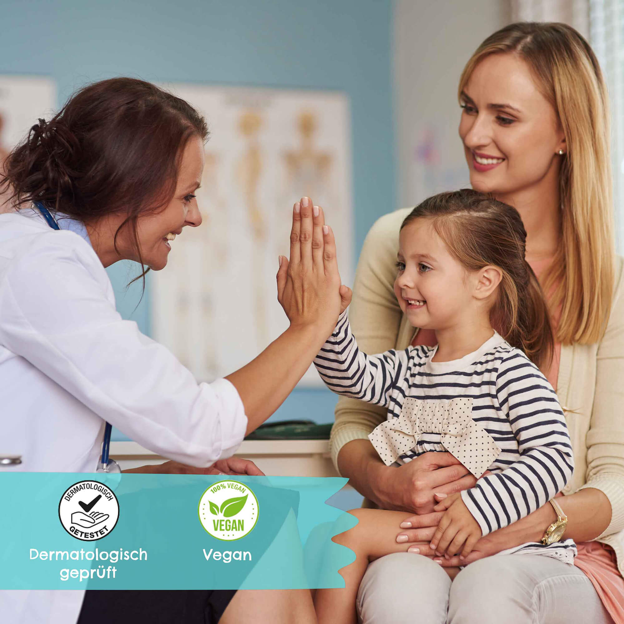 Kindertattoo Metallic - Einhorn und Regenbogen Papierdrachen - malmichbunt.de