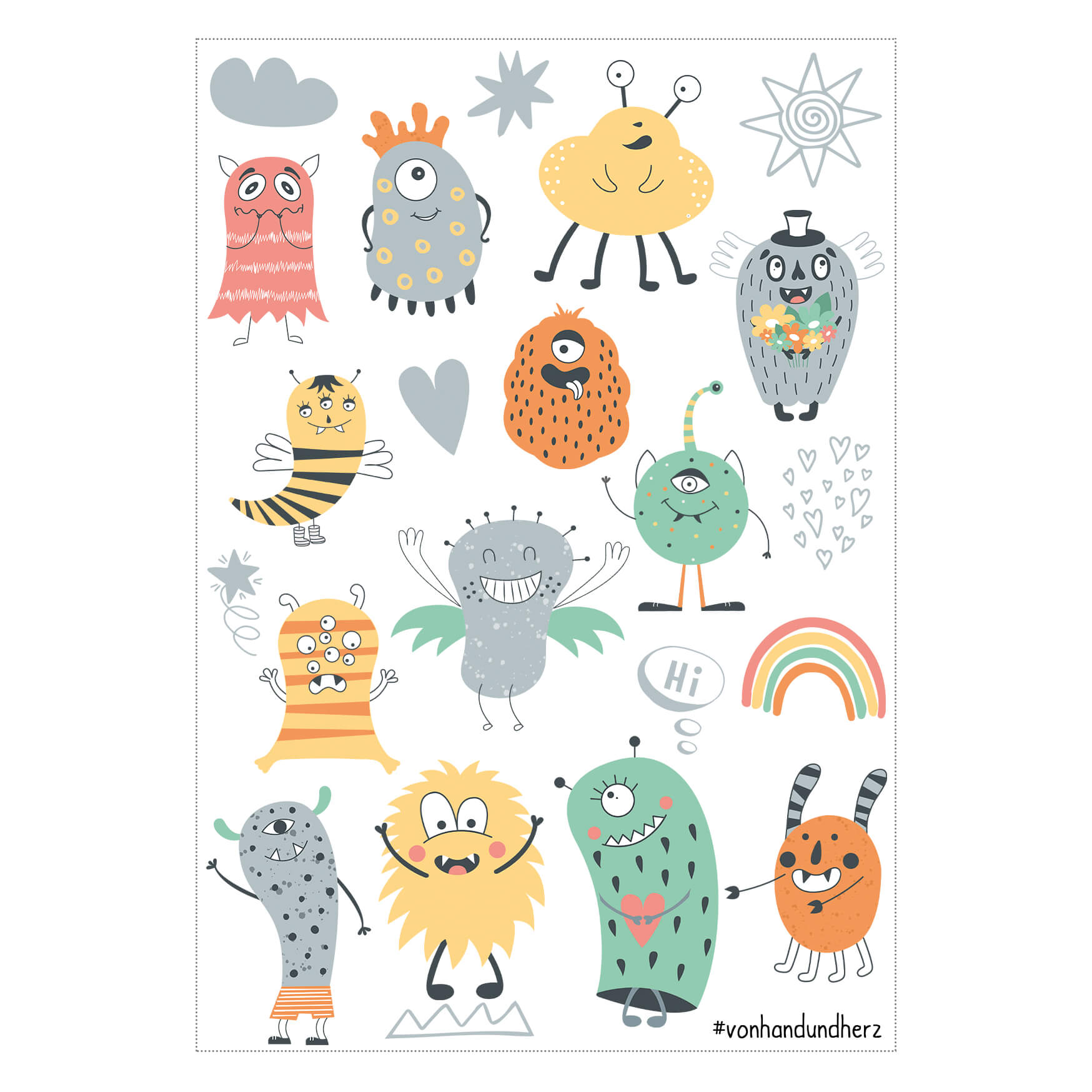 Kindertattoo Wilde Gefährten Jeka - malmichbunt.de