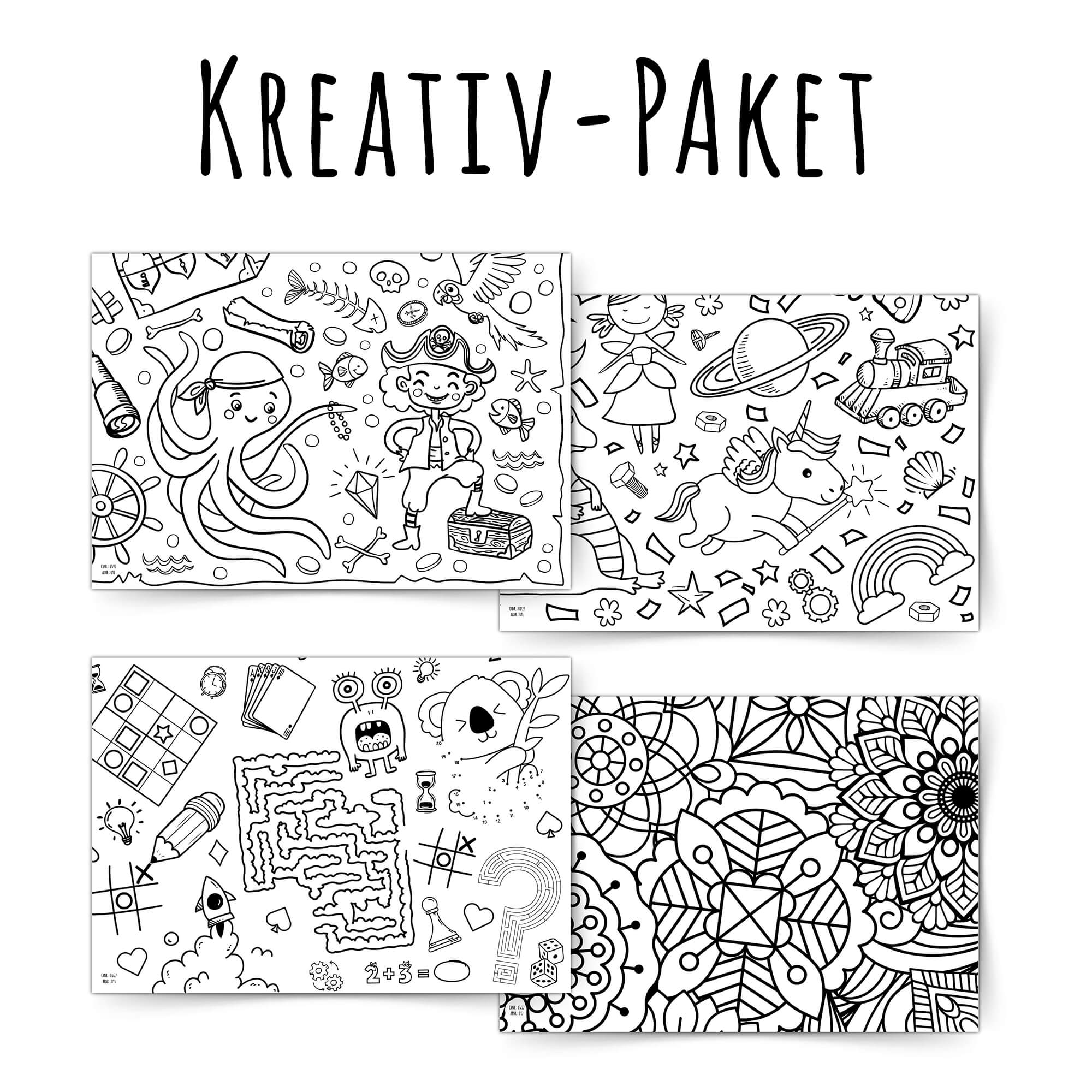 Kleine Maldecke Mix - Paket 1 Jeka - malmichbunt.de