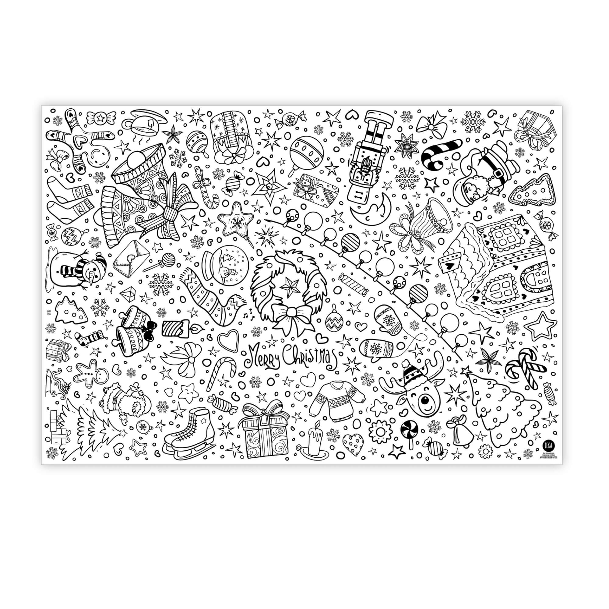 Kleine Maldecke Mix - Paket Weihnachten Jeka - malmichbunt.de