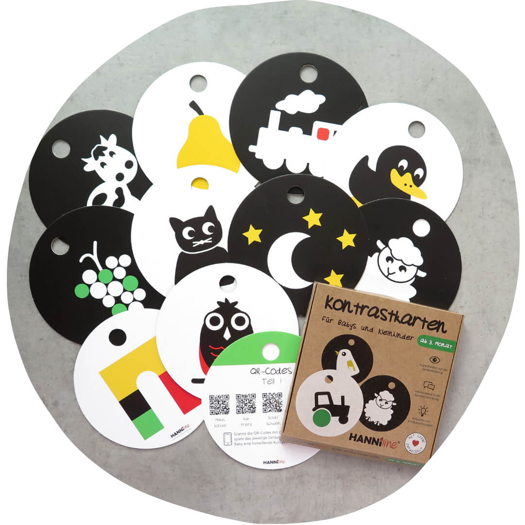 Kontrastkarten ab 3 Monate HANNIline - malmichbunt.de