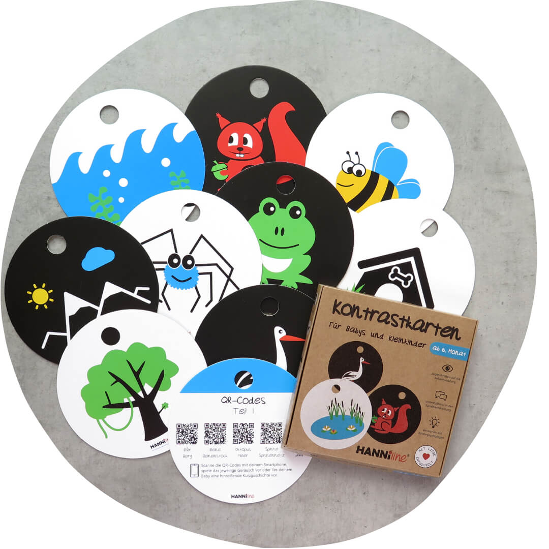 Kontrastkarten ab 6 Monate HANNIline - malmichbunt.de