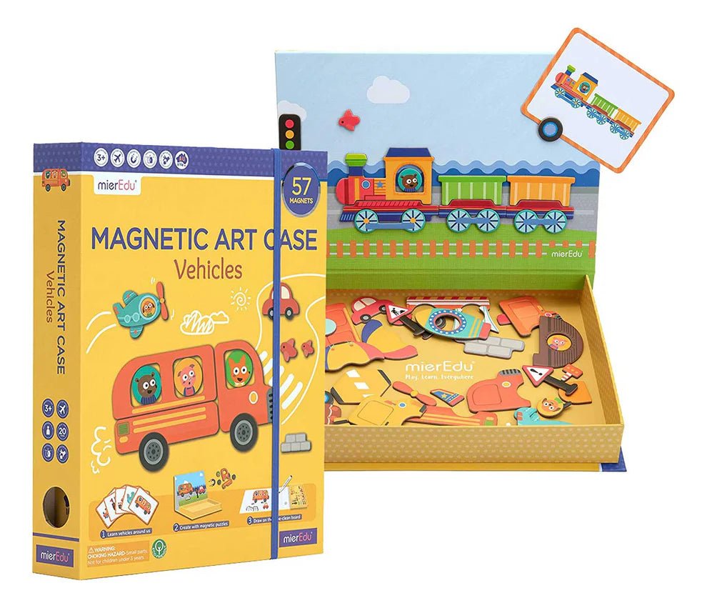 Kreative Magnetspielbox – Fahrzeuge mierEdu - malmichbunt.de