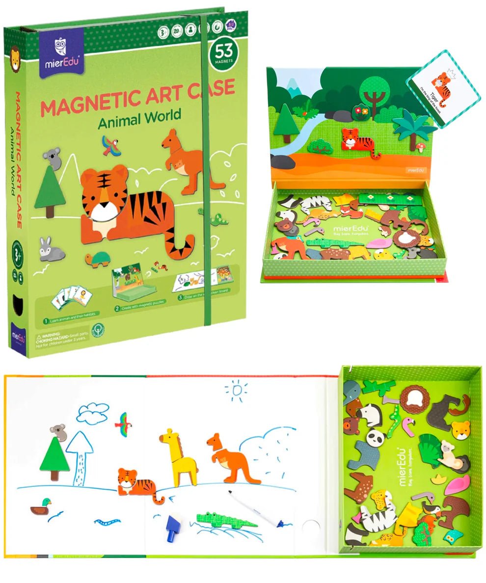 Kreative Magnetspielbox – Tierwelt mierEdu - malmichbunt.de