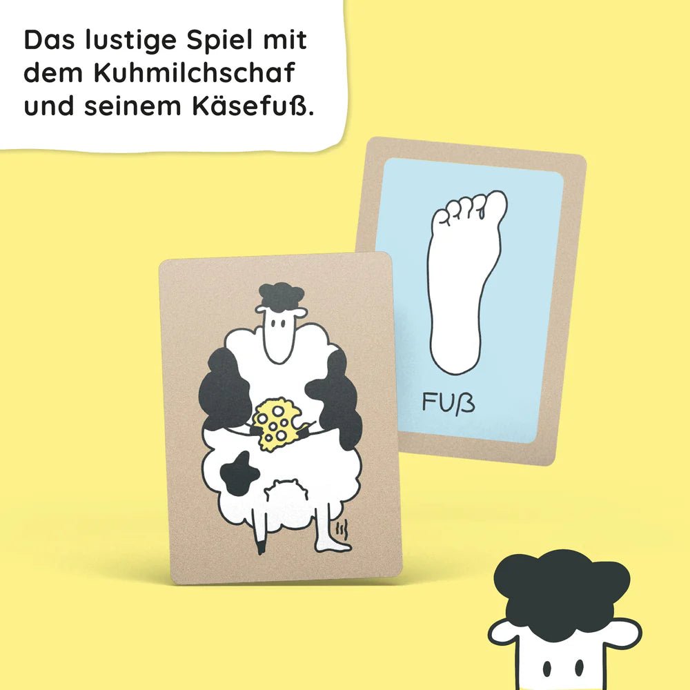 Kuhmilchschafkäsefuß - Konzentrationsspiel Pihu - malmichbunt.de