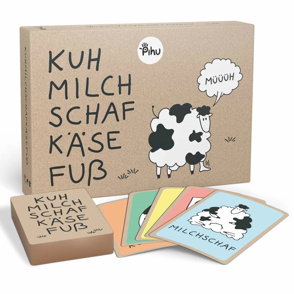 Kuhmilchschafkäsefuß - Konzentrationsspiel Pihu - malmichbunt.de
