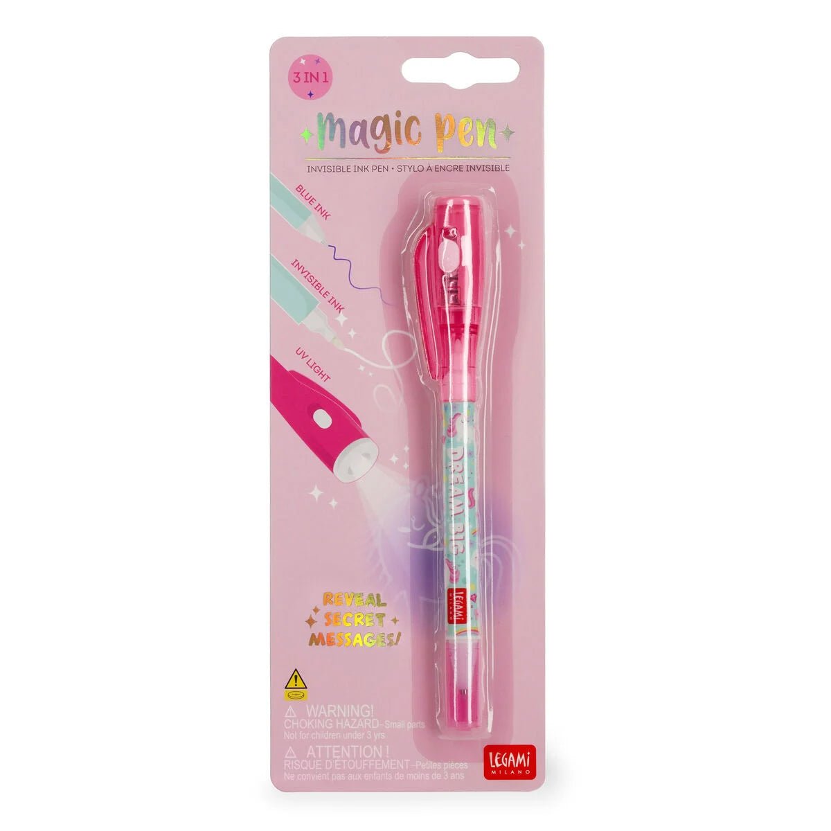 Legami Magic Pen - Stift mit Unsichtbarer Tinte Einhorn Legami - malmichbunt.de