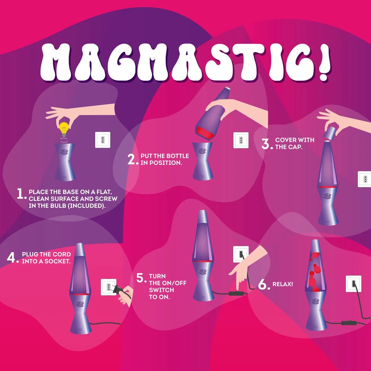 Legami Magmastic! Lavalampe - Holy Fairy Legami - malmichbunt.de