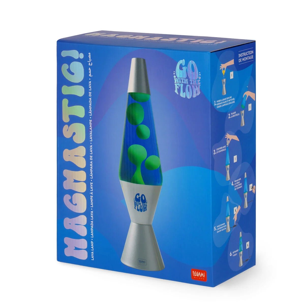 Legami Magmastic! Lavalampe - Silber Legami - malmichbunt.de