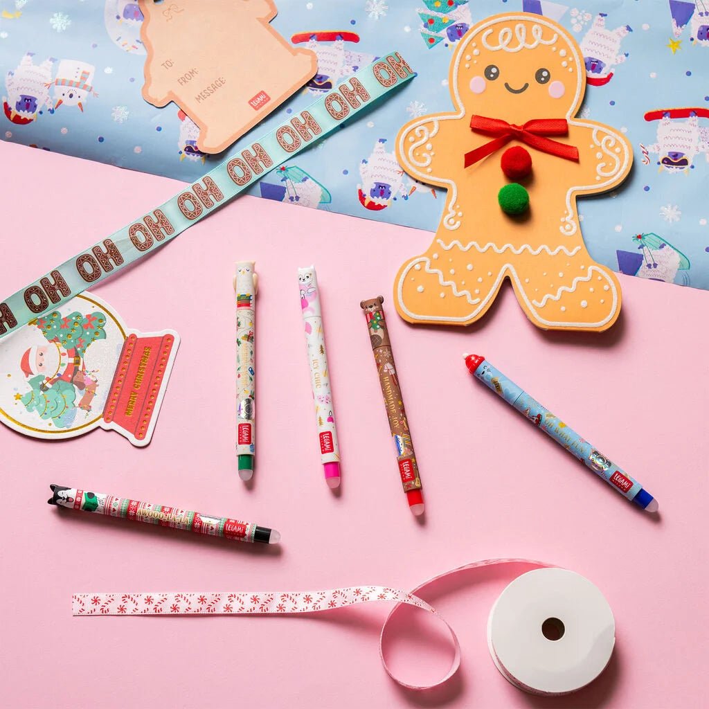 Legami Weihnachten 2027 - Set aus 5 Mini Erasable Pens – Dream Peaks Legami - malmichbunt.de