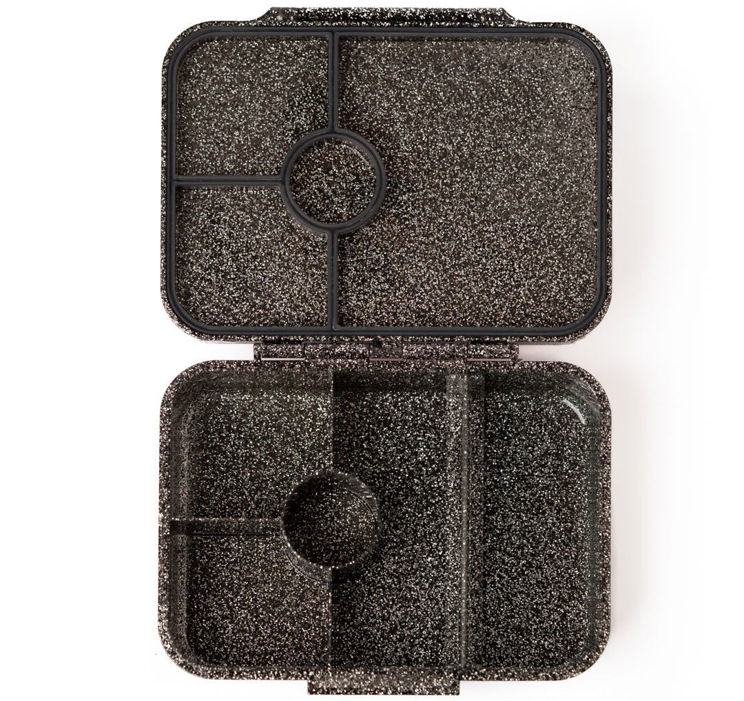 Lekkabox® Brotdose Glamour Glitzer Grau Lekkabox - malmichbunt.de