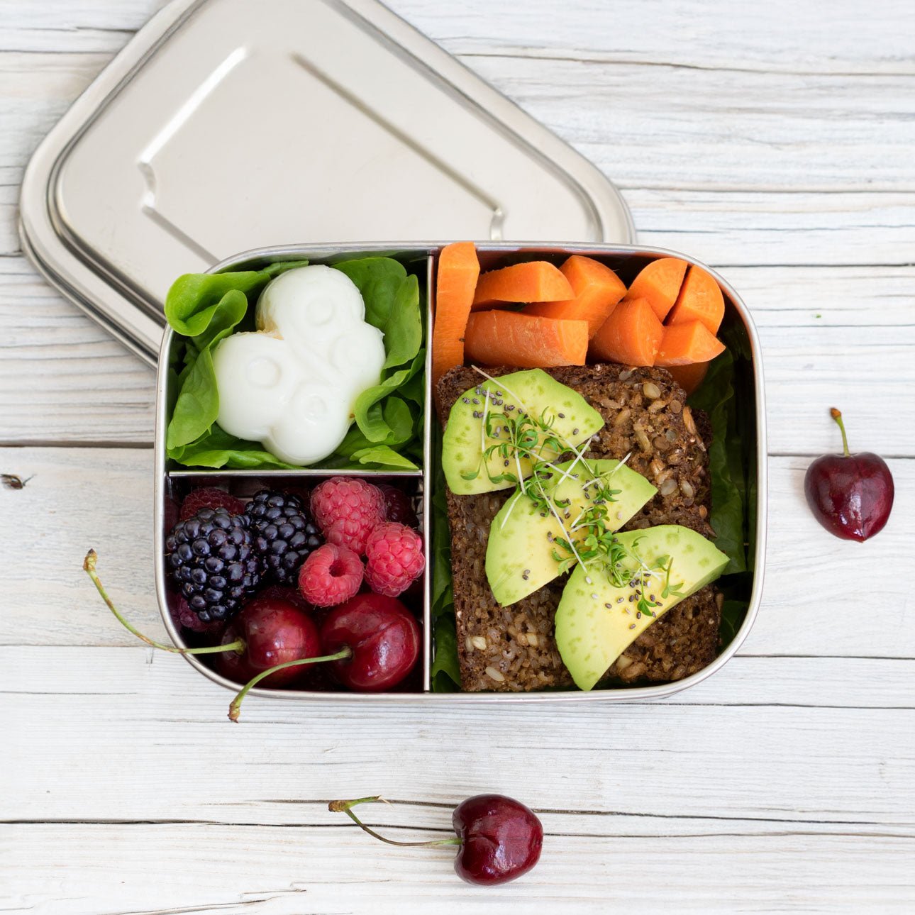 LEKKABOX® Edelstahl Brotdose Lekkabox - malmichbunt.de