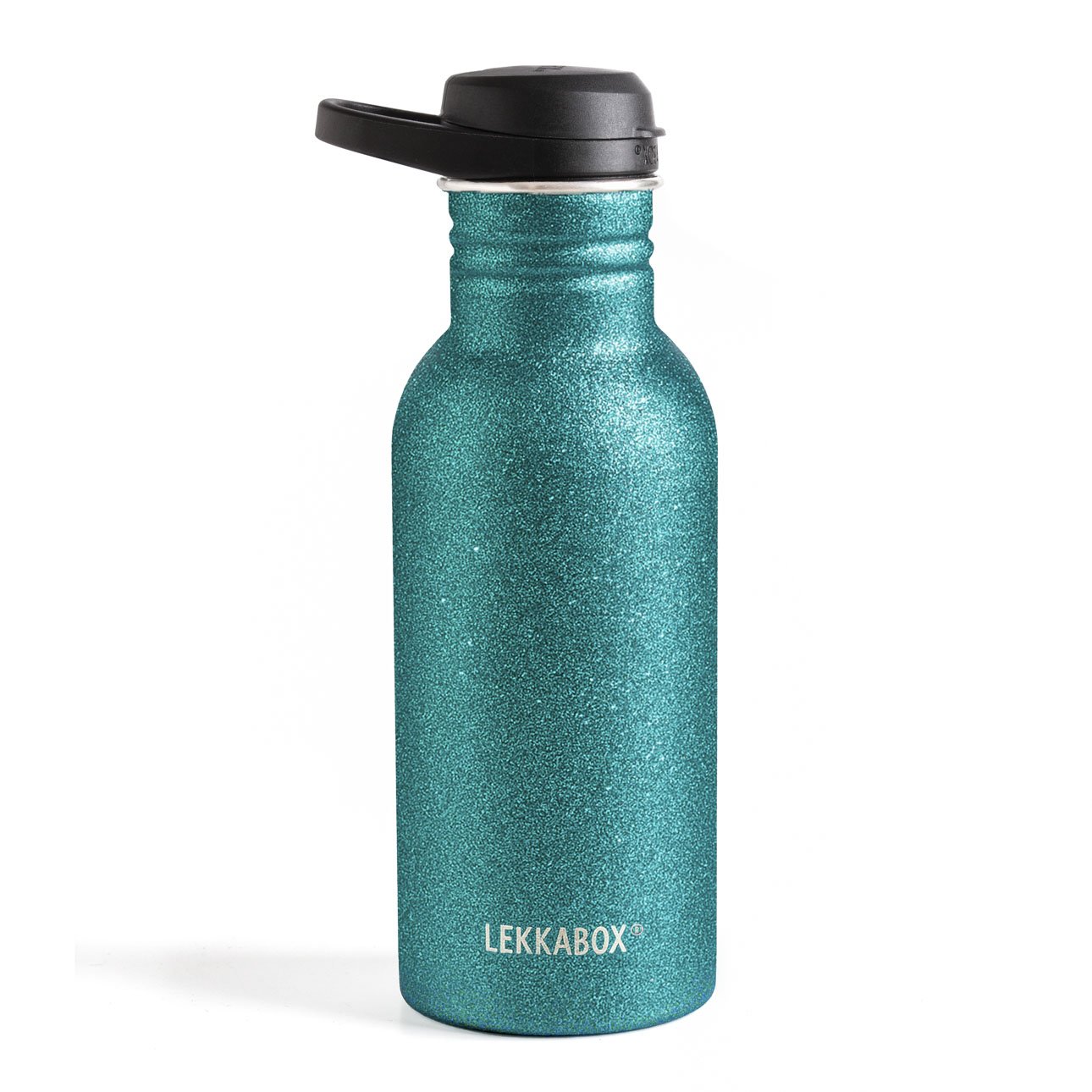 LEKKABOX® Go Glitzer - Trinkflasche – Aqua 500ml Lekkabox - malmichbunt.de