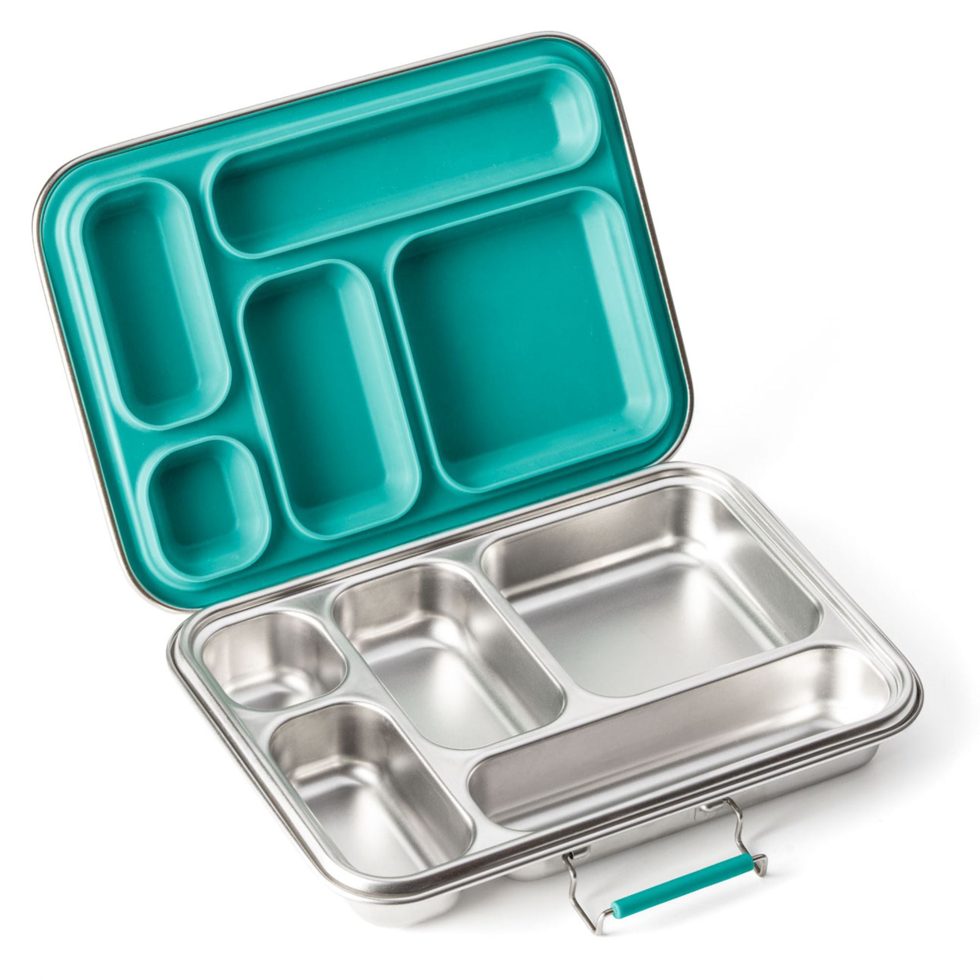 LEKKABOX® Edelstahl Brotdose Grande - Petrol