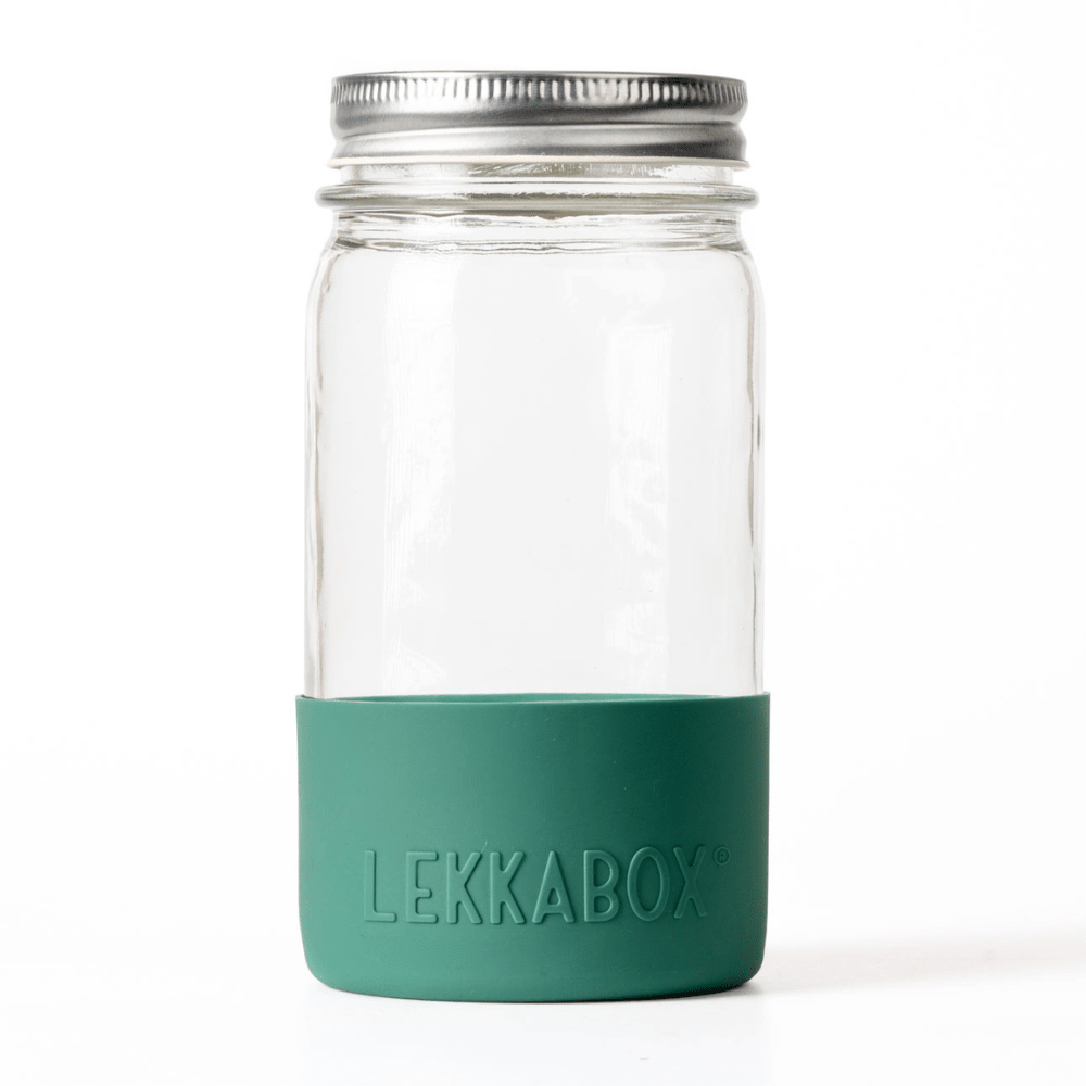 LEKKABOX® Meal Prep Glas mit Bumper, 500ml - Forest Lekkabox - malmichbunt.de