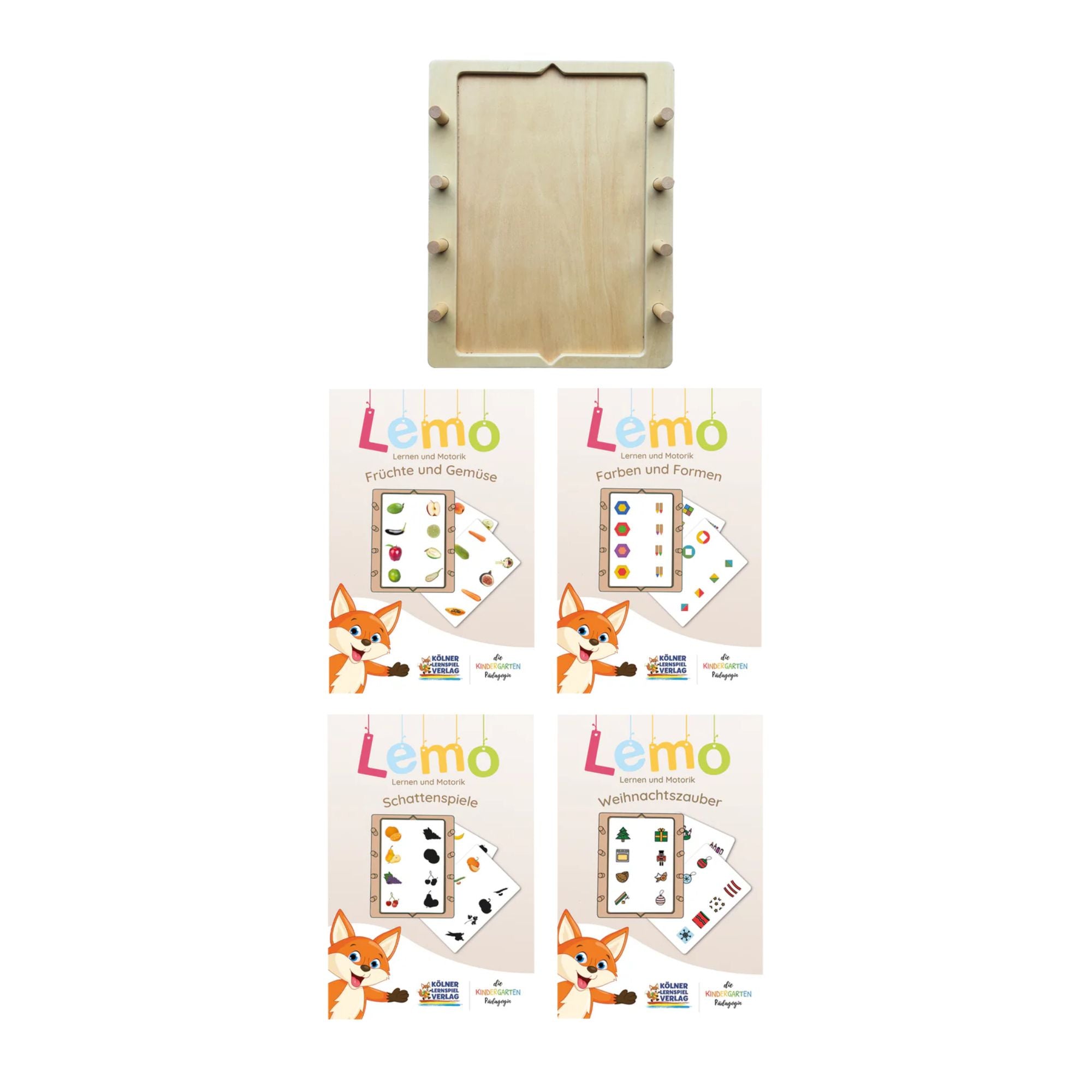 Lemo Set ab 3 Jahren mit 4 Kartensätzen Lernspielverlag - malmichbunt.de