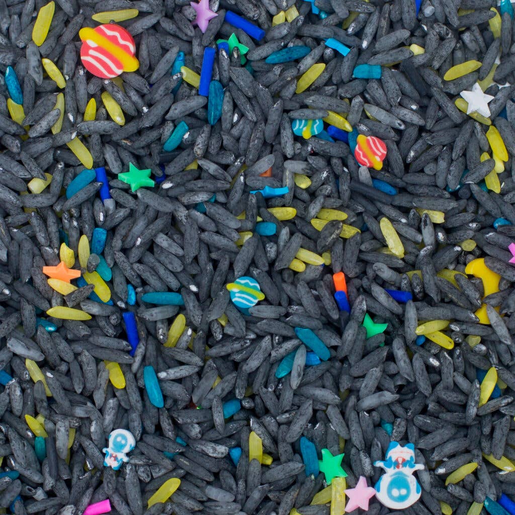 Leukmetletters - Sensorik-Spielreis – Weltraum-Mix Leukmetletters - malmichbunt.de