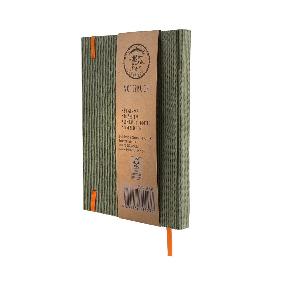 Loveria Notizbuch Kord - Salbei Bell Trade - malmichbunt.de