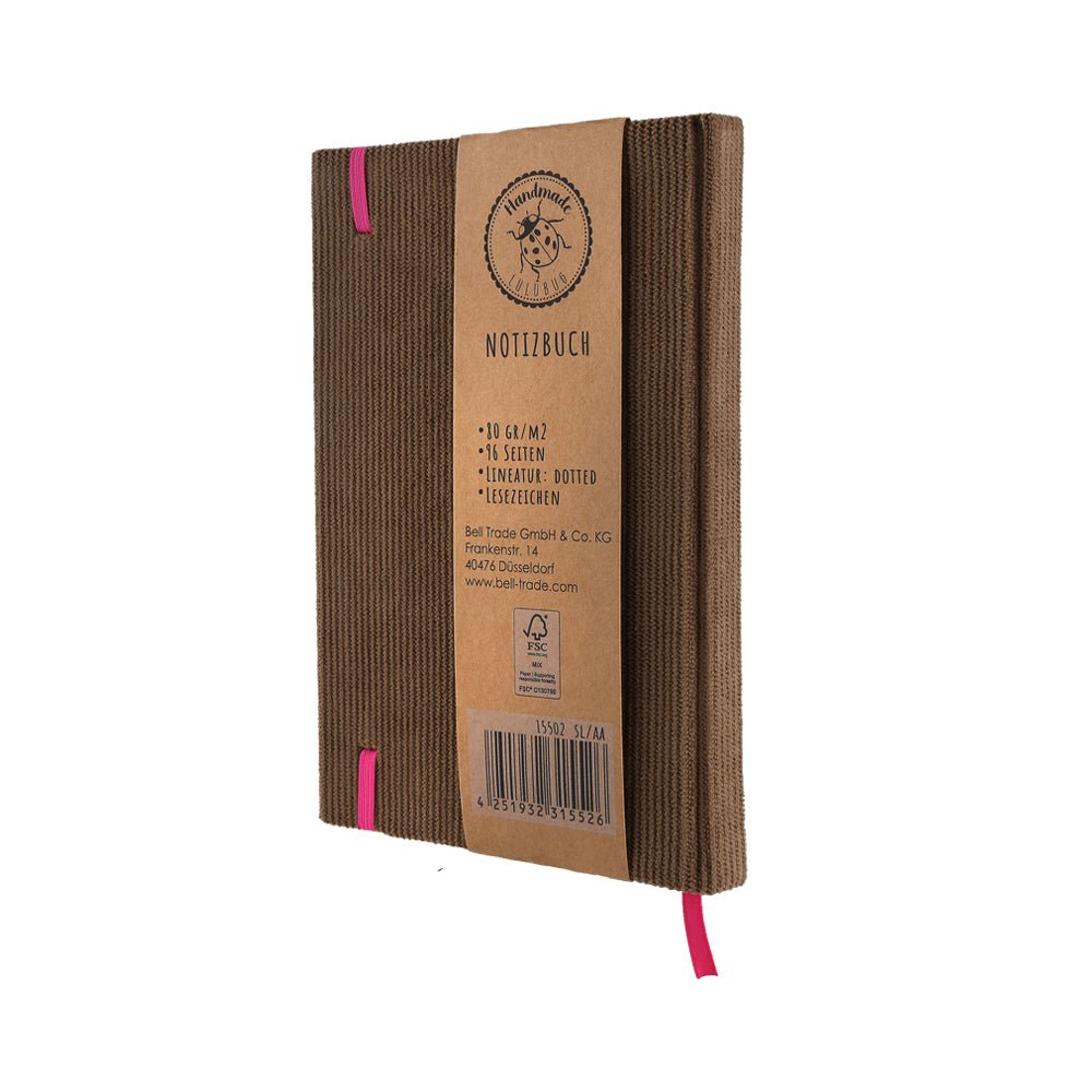Loveria Notizbuch Kord - Taupe Bell Trade - malmichbunt.de