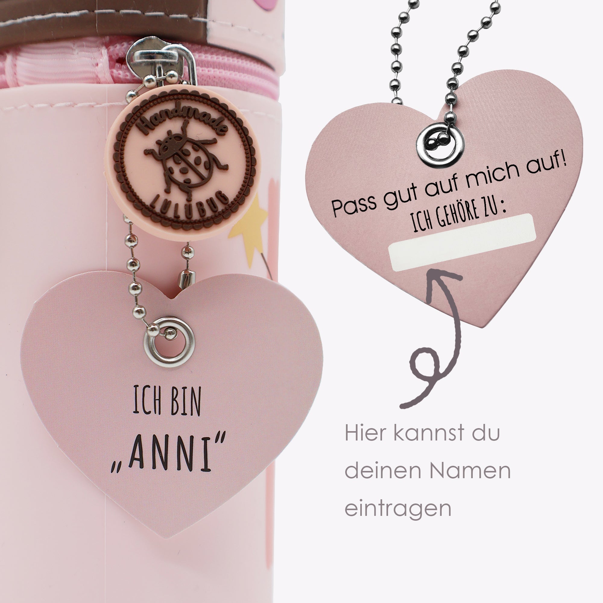 Lulubug lustiges Federmäppchen aus Silikon - Fee Anni Bell Trade - malmichbunt.de