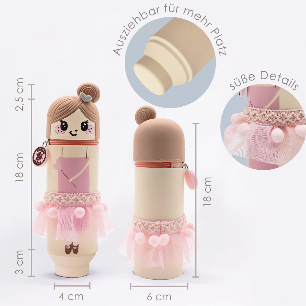 Lulubug lustiges Federmäppchen aus Silikon - Fee Sara Bell Trade - malmichbunt.de