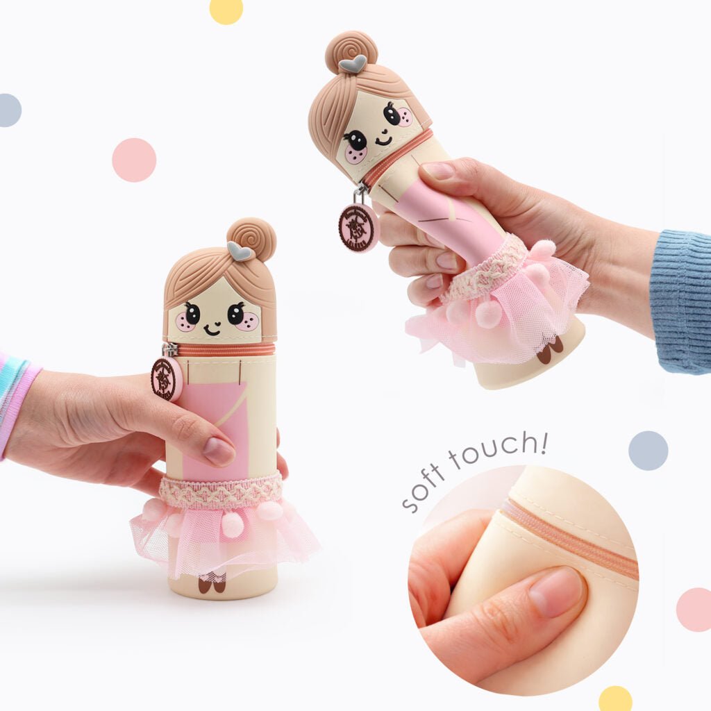 Lulubug lustiges Federmäppchen aus Silikon - Fee Sara Bell Trade - malmichbunt.de