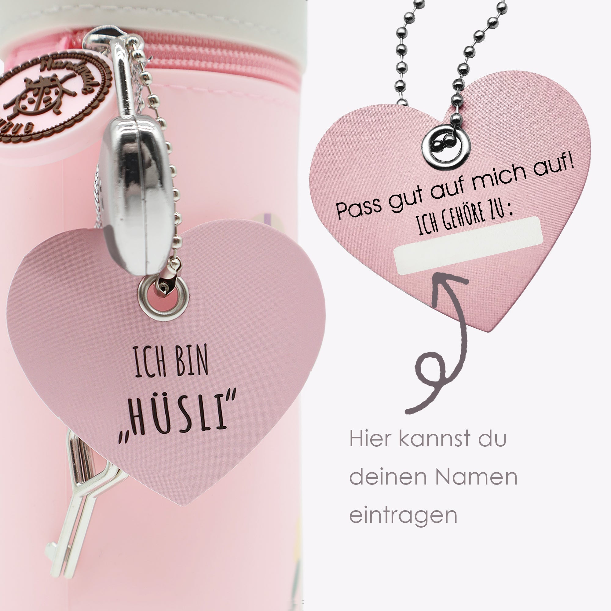 Lulubug lustiges Federmäppchen aus Silikon - Haus "Hüsli" Bell Trade - malmichbunt.de