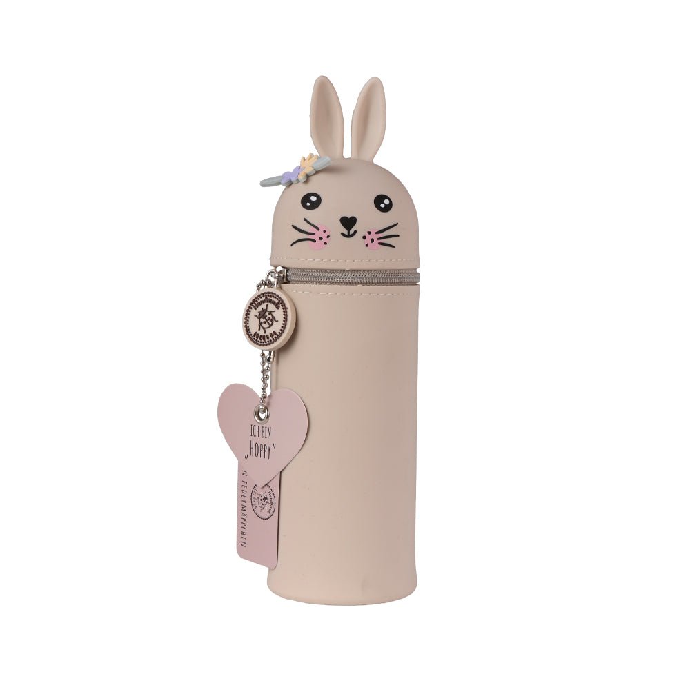 Lulubug Lustiges Tiermäppchen aus Silikon Hase „Hoppy“ Bell Trade - malmichbunt.de