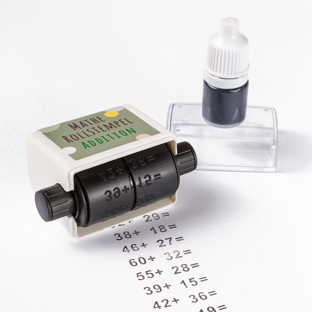 Lulubug Mathe Rollstempel "Addition" Bell Trade - malmichbunt.de