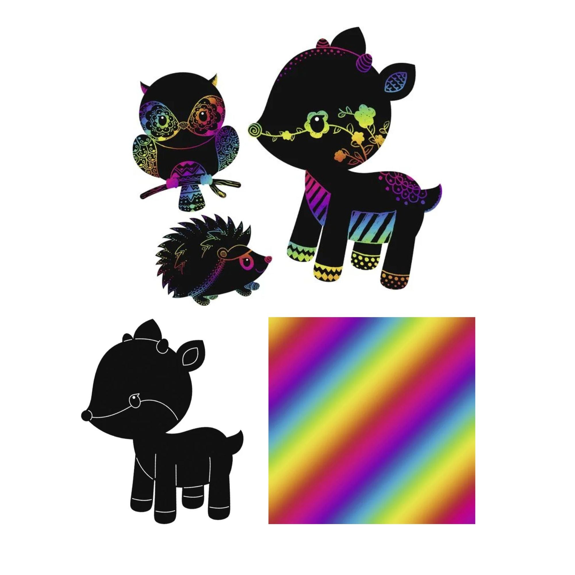 Magische Kratzel - Motive "Tiere" Ursus - malmichbunt.de