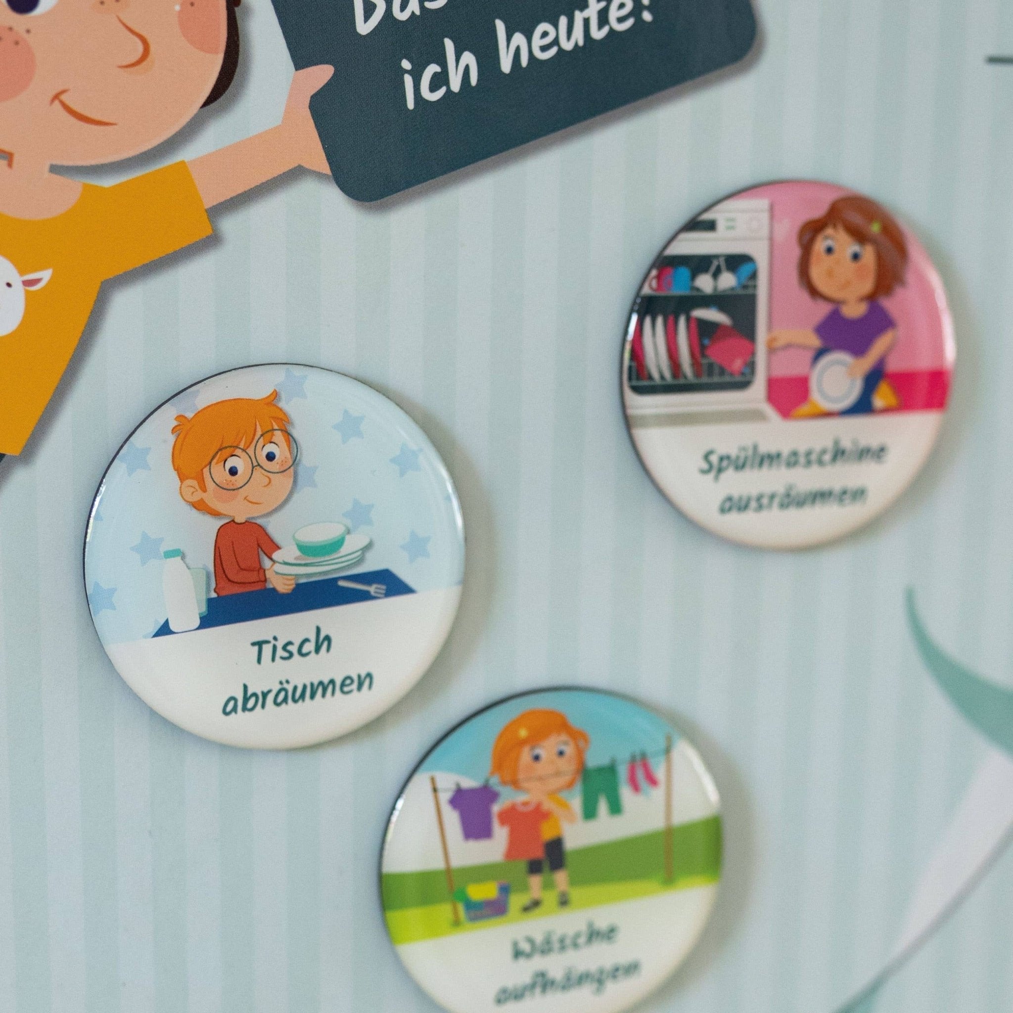 Magnet - Erweiterungs - Set "Kleine Helfer" Papierdrachen - malmichbunt.de