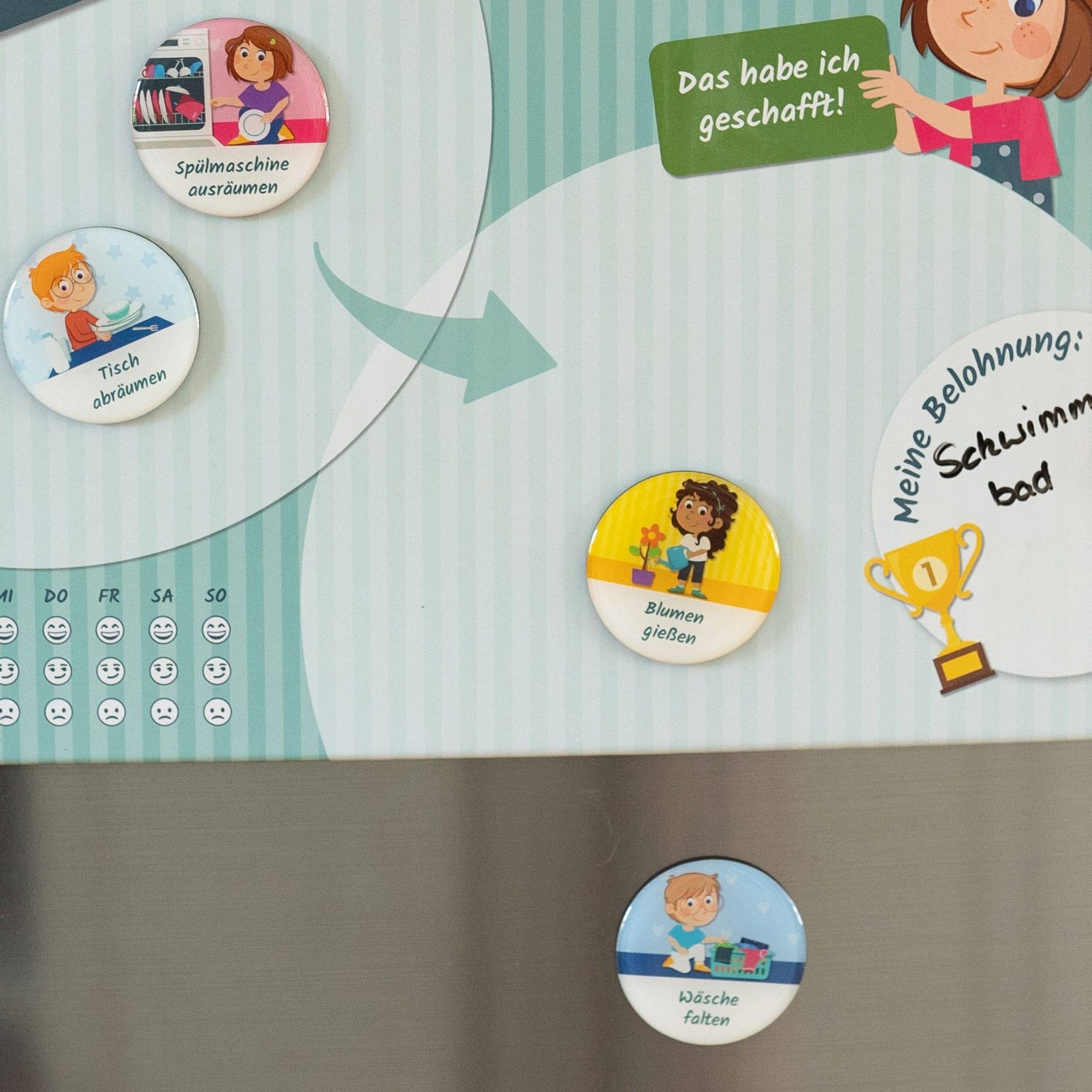 Magnet - Erweiterungs - Set "Kleine Helfer" Papierdrachen - malmichbunt.de