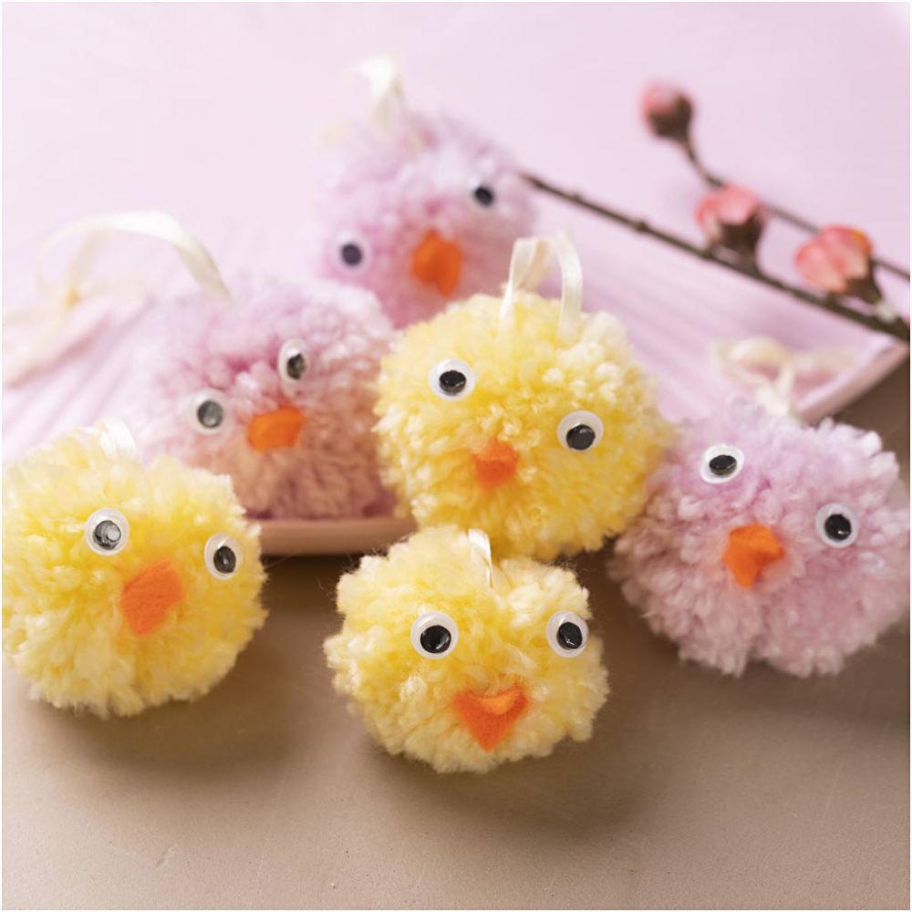 Mini Kreativ Set Pompons – Süße Küken selber basteln Creativ Company - malmichbunt.de