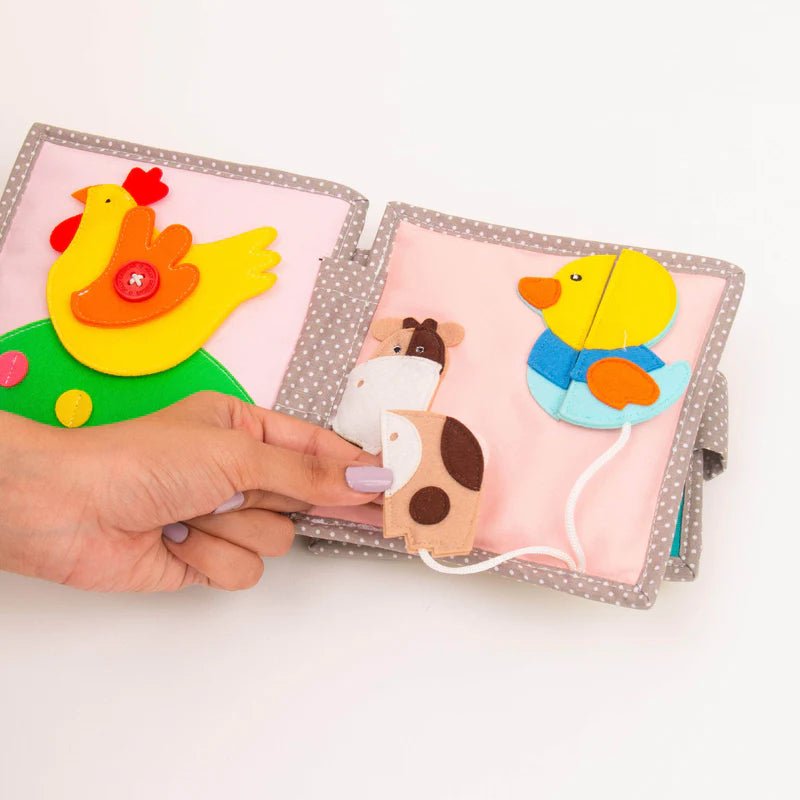 Mini Quiet Book "Dösender Löwe" Jolly Designs - malmichbunt.de