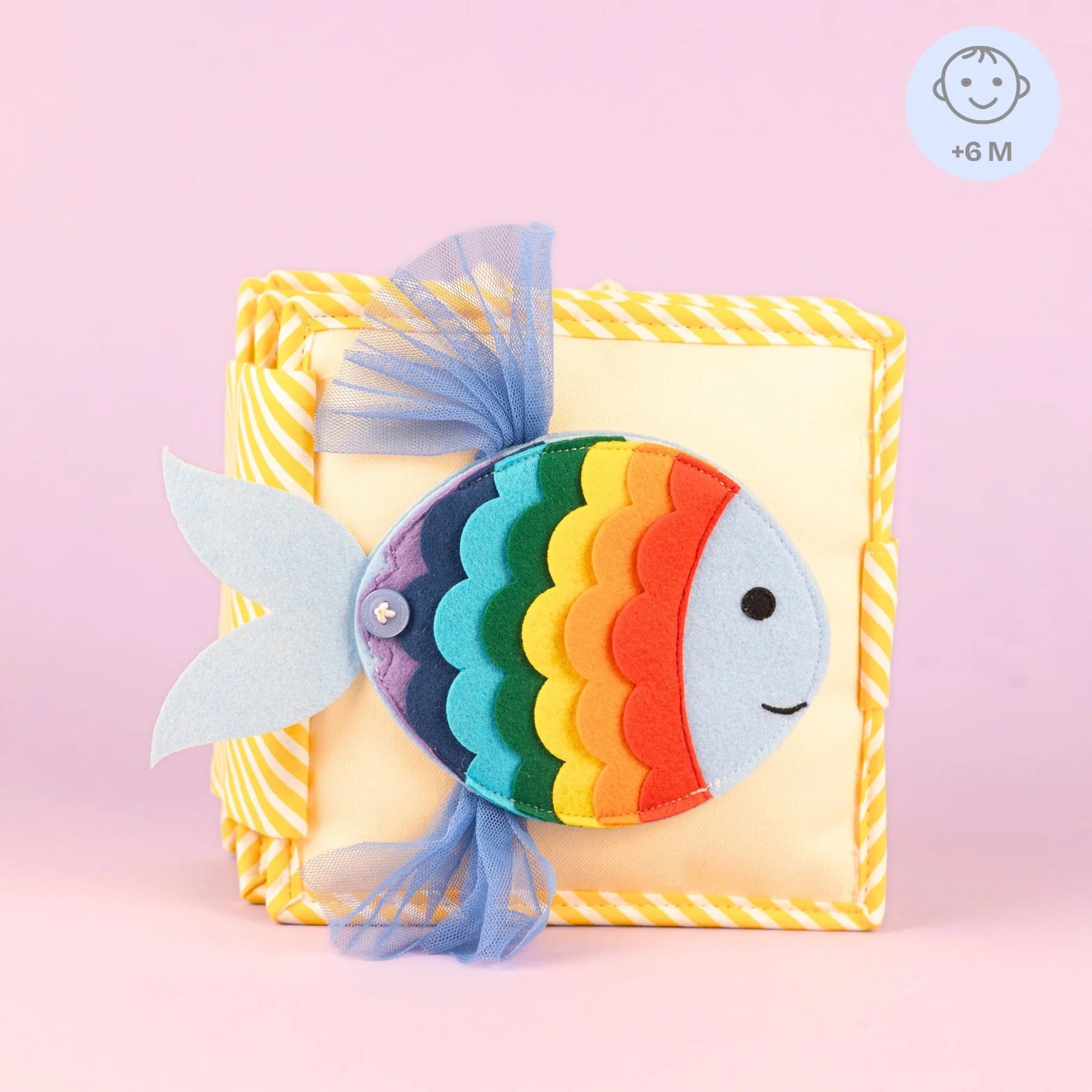 Mini Quiet Book "Kleine Buntschuppe" (ab 6 Monate) Jolly Designs - malmichbunt.de