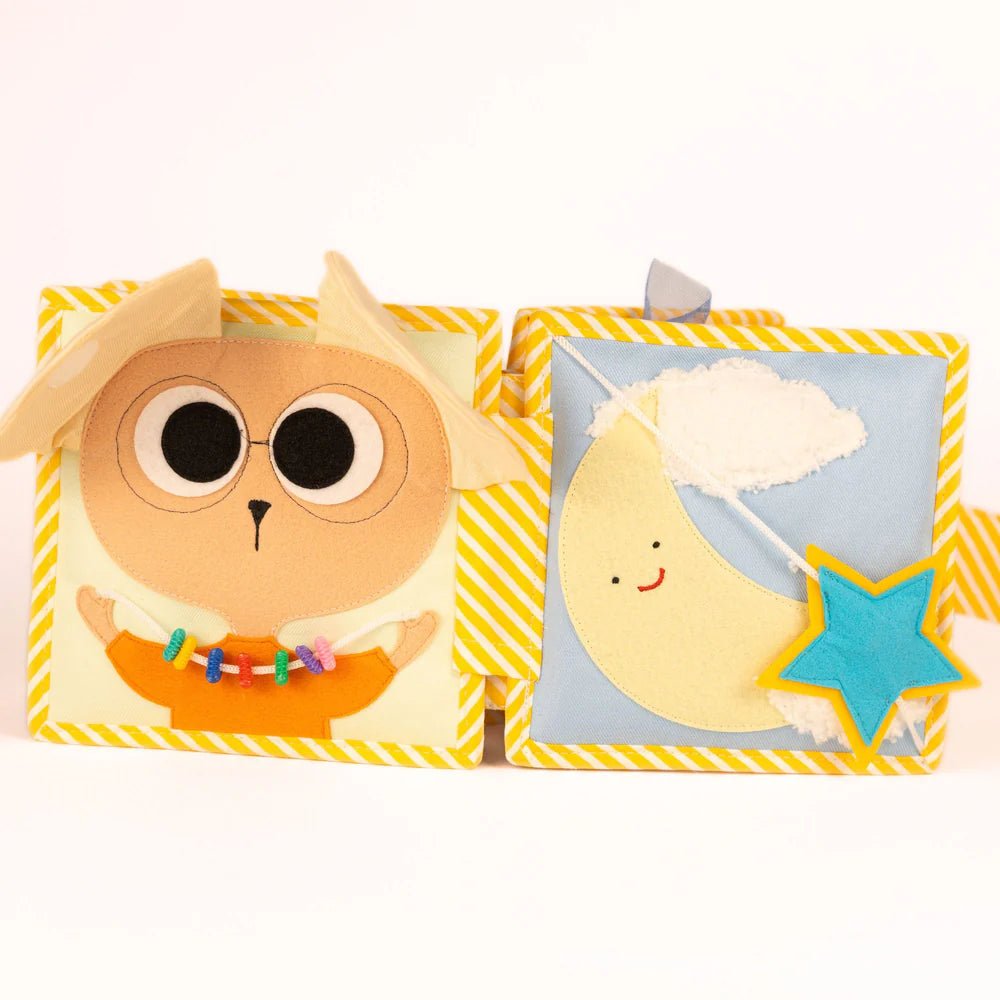 Mini Quiet Book "Kleine Buntschuppe" (ab 6 Monate) Jolly Designs - malmichbunt.de