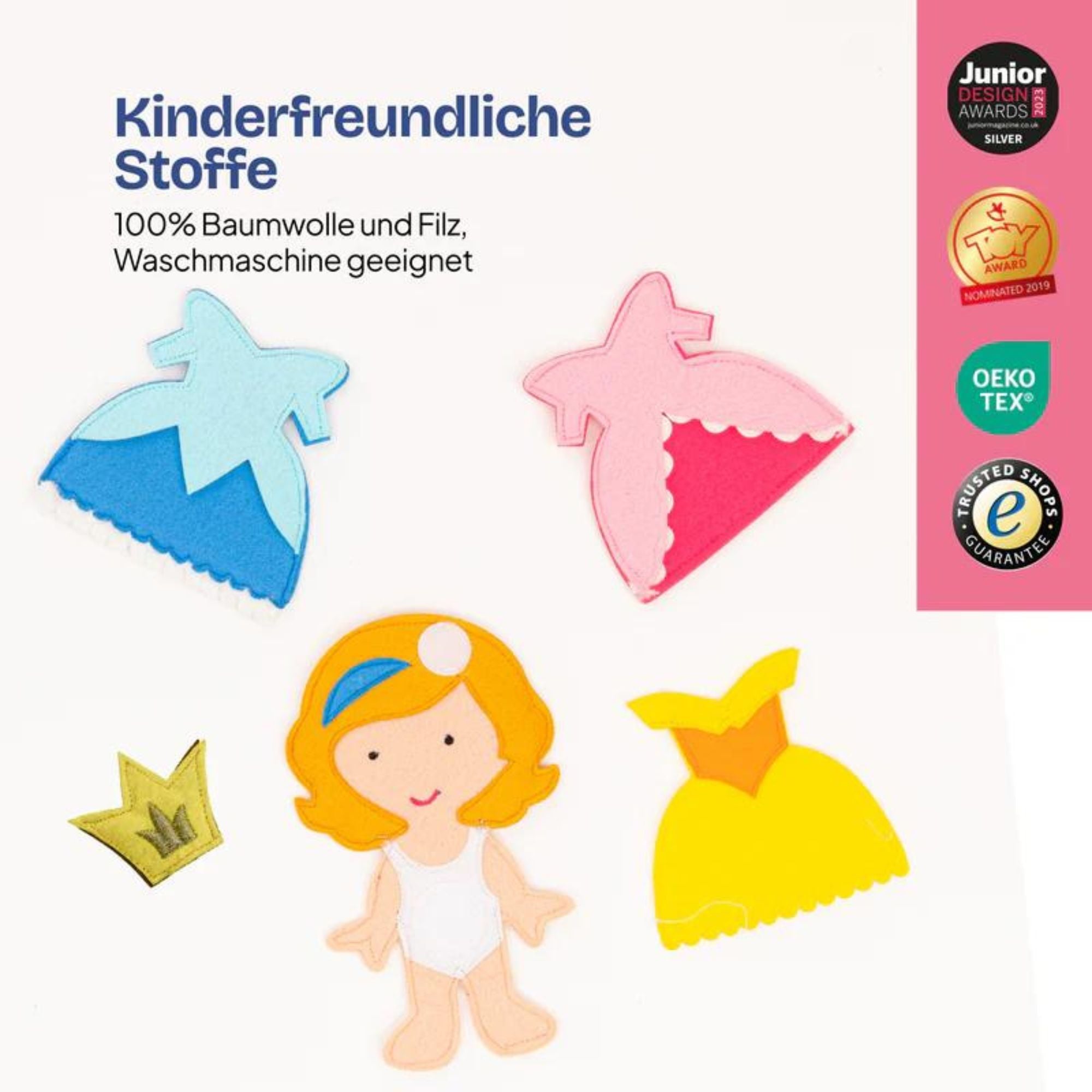 Mini Quiet Book "Kleine Prinzessin" Jolly Designs - malmichbunt.de