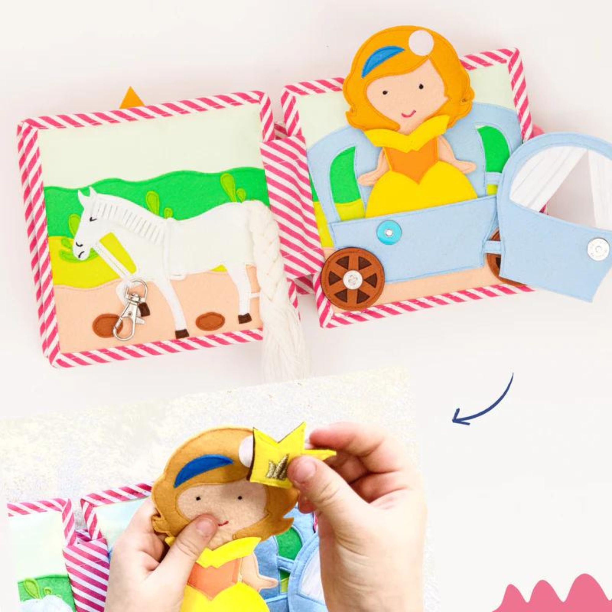 Mini Quiet Book "Kleine Prinzessin" Jolly Designs - malmichbunt.de