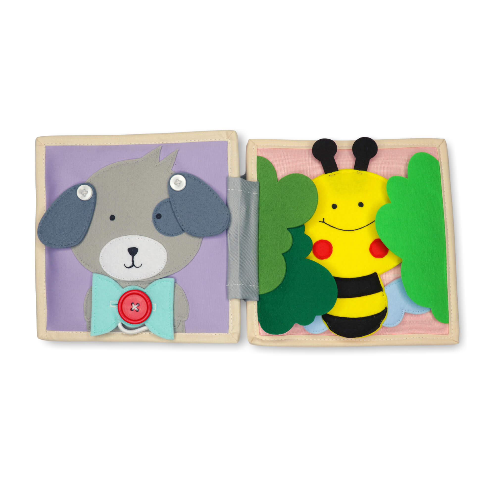 Mini Quiet Book "Magischer Vogel" (ab 18 Monate) Jolly Designs - malmichbunt.de