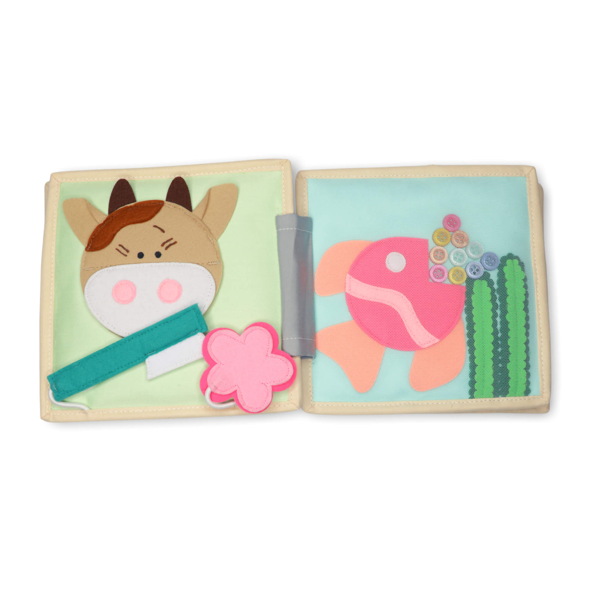 Mini Quiet Book "Magischer Vogel" (ab 18 Monate) Jolly Designs - malmichbunt.de